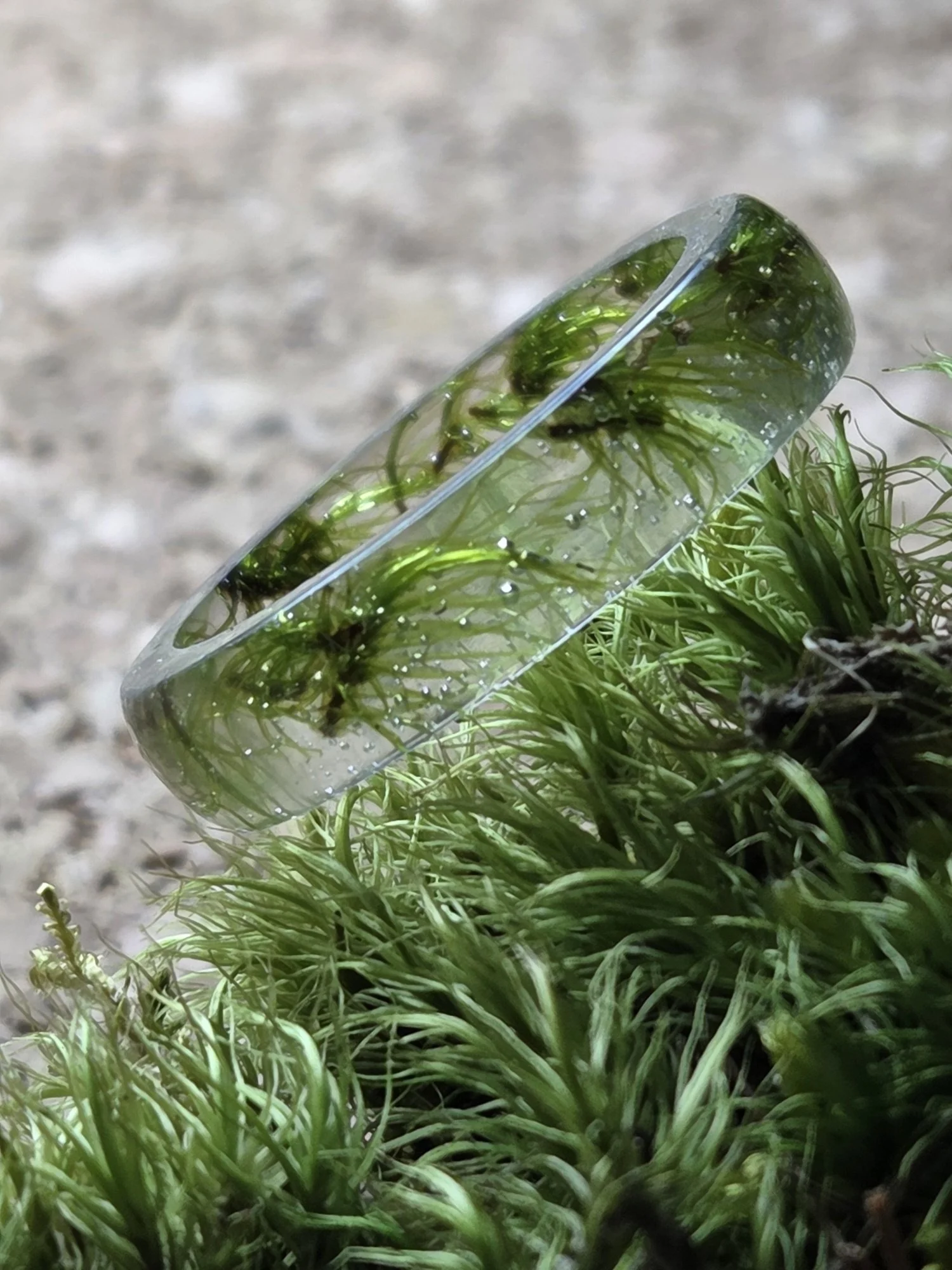 Forest Moss Botanical Ring