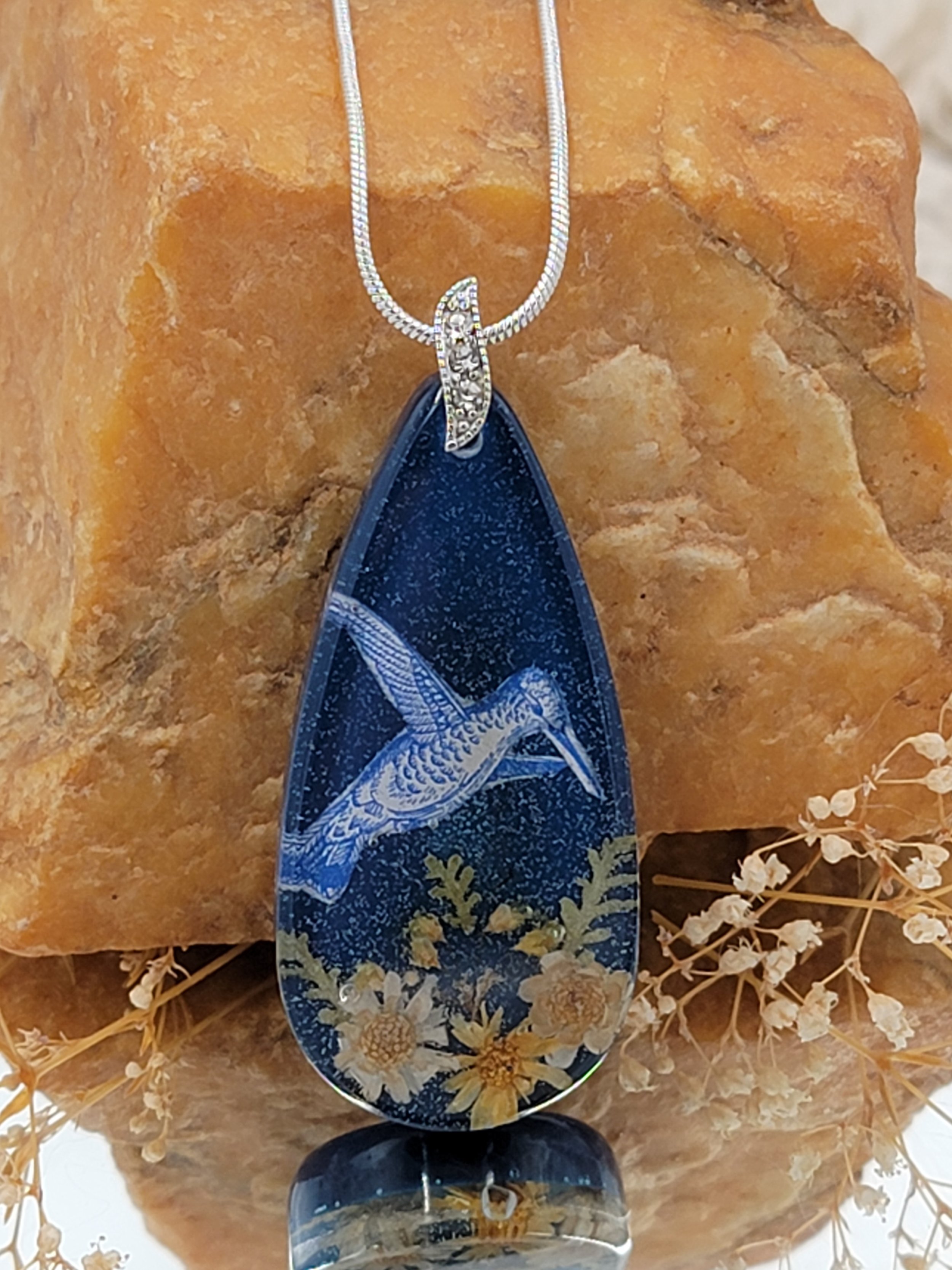 Celestial Hummingbird Teardrop