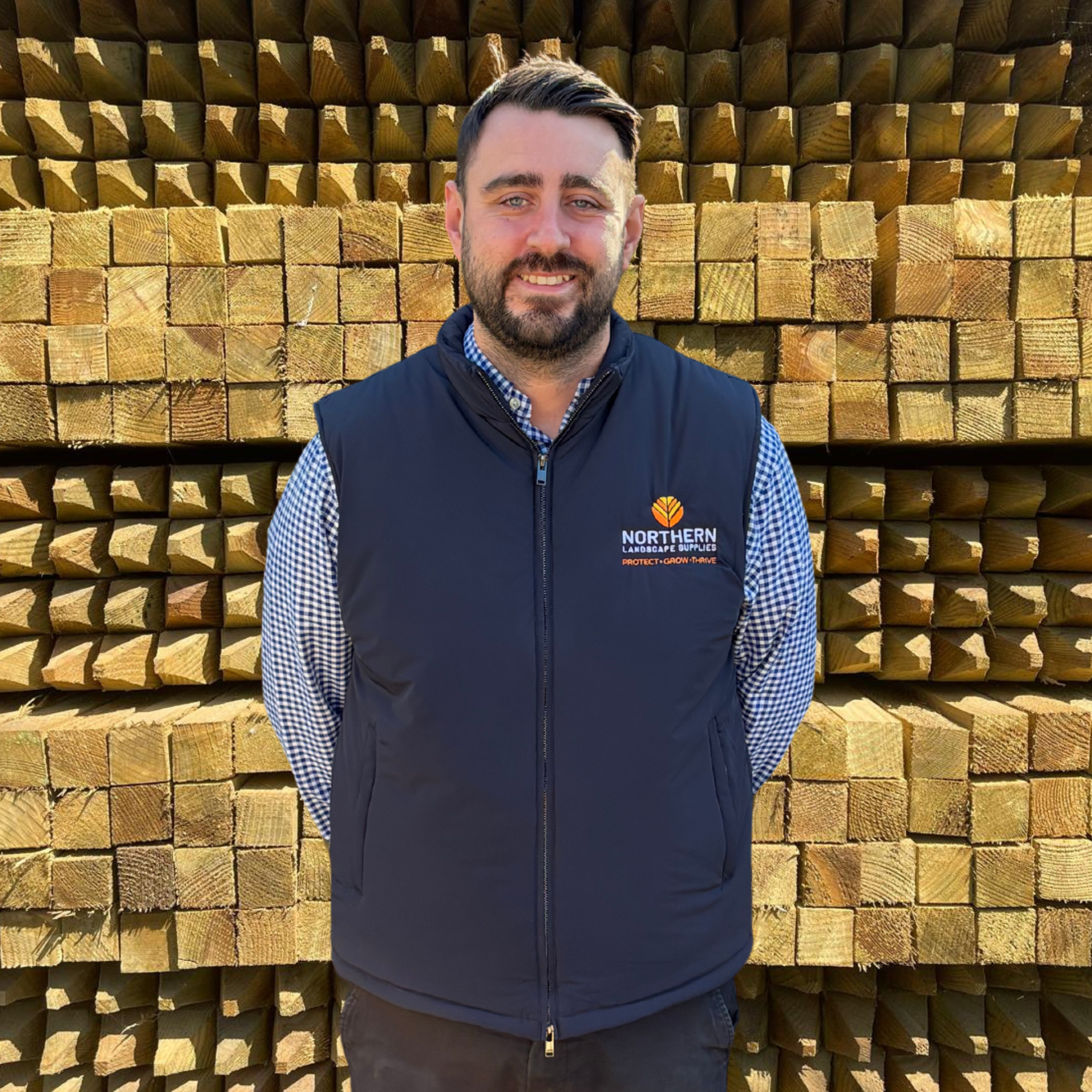 Arron Grange at Northern Landscape Supplies