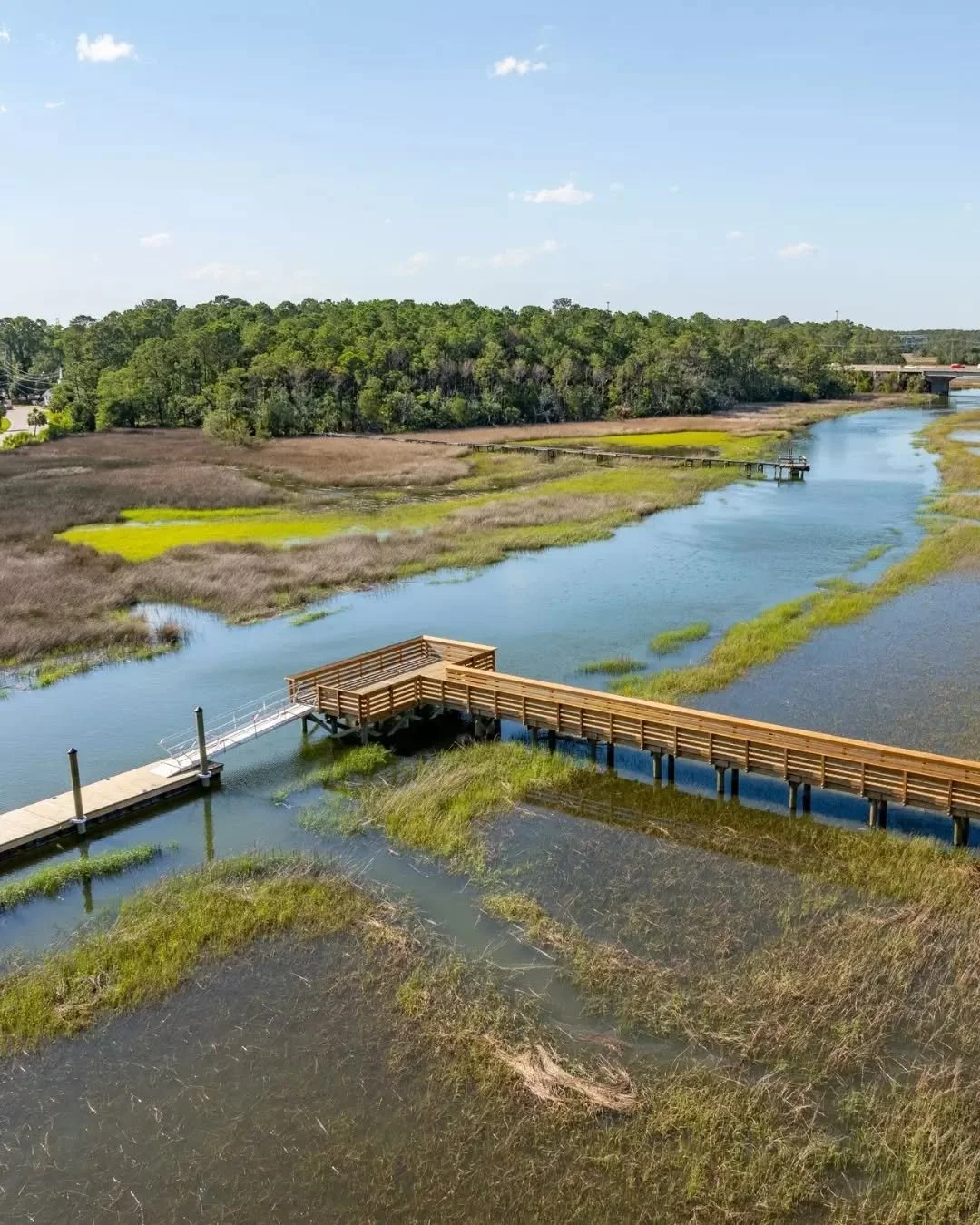 Our community dock on Nowell Creek is open and waiting - ready for everyone to enjoy. 
Come by water, come by road&hellip; catch a sunset stroll, cast a line, or hop aboard a kayak and explore, paddle in hand.