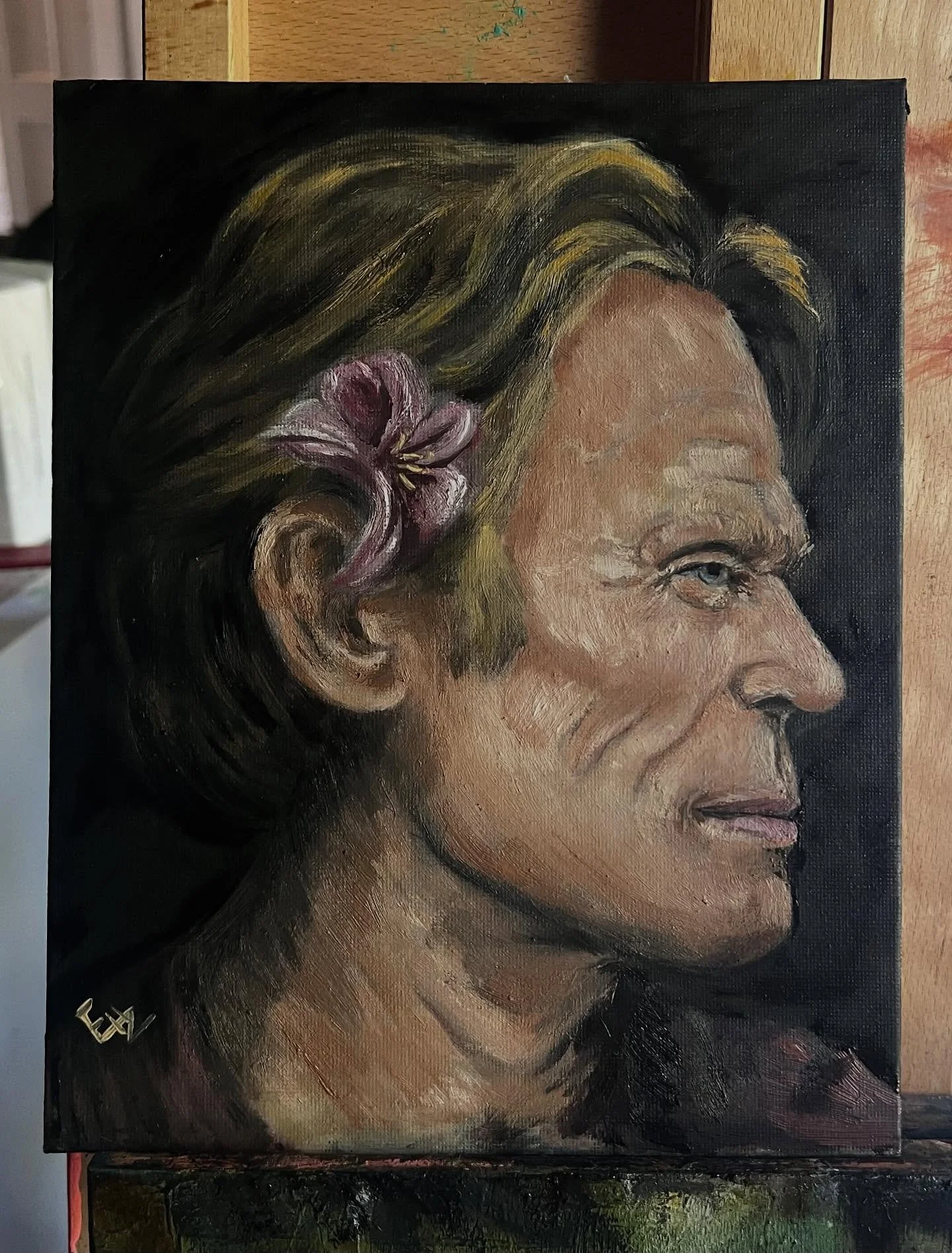 Oil Portrait Study of Willem Dafoe. He has one of those amazing faces that I could paint 1000 times and still be fascinated by. This was my first time using the Zorn Pallet too! I&rsquo;m not sure how I feel about it, my tendency is towards highly sa