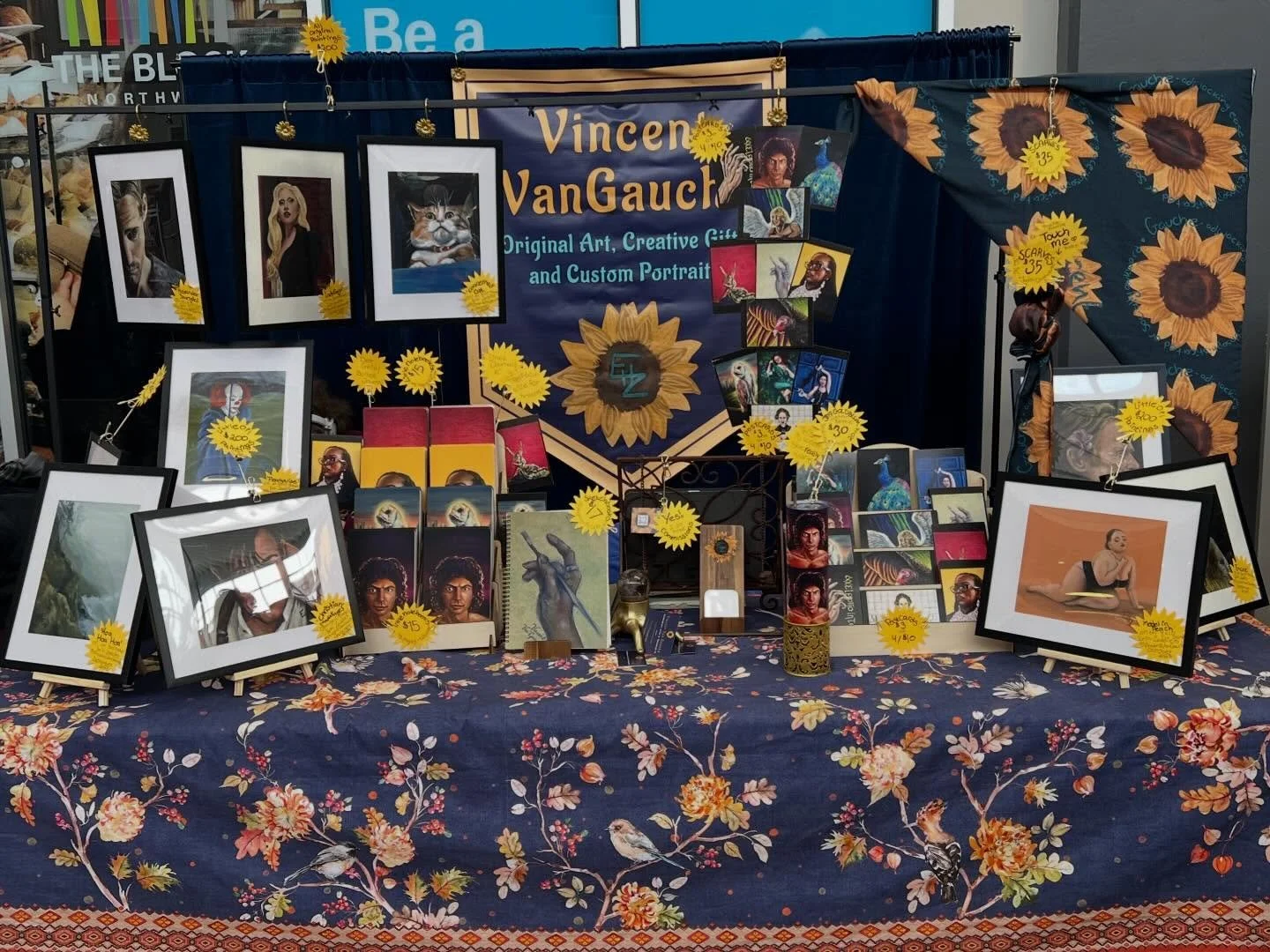 It&rsquo;s show day!! 
#Pittsburgh friends- come out the Block at Northway and check out my art and some of the other incredible vendors!! 
 #imadeitmarket #artist #pittsburgh #pittsburghartist