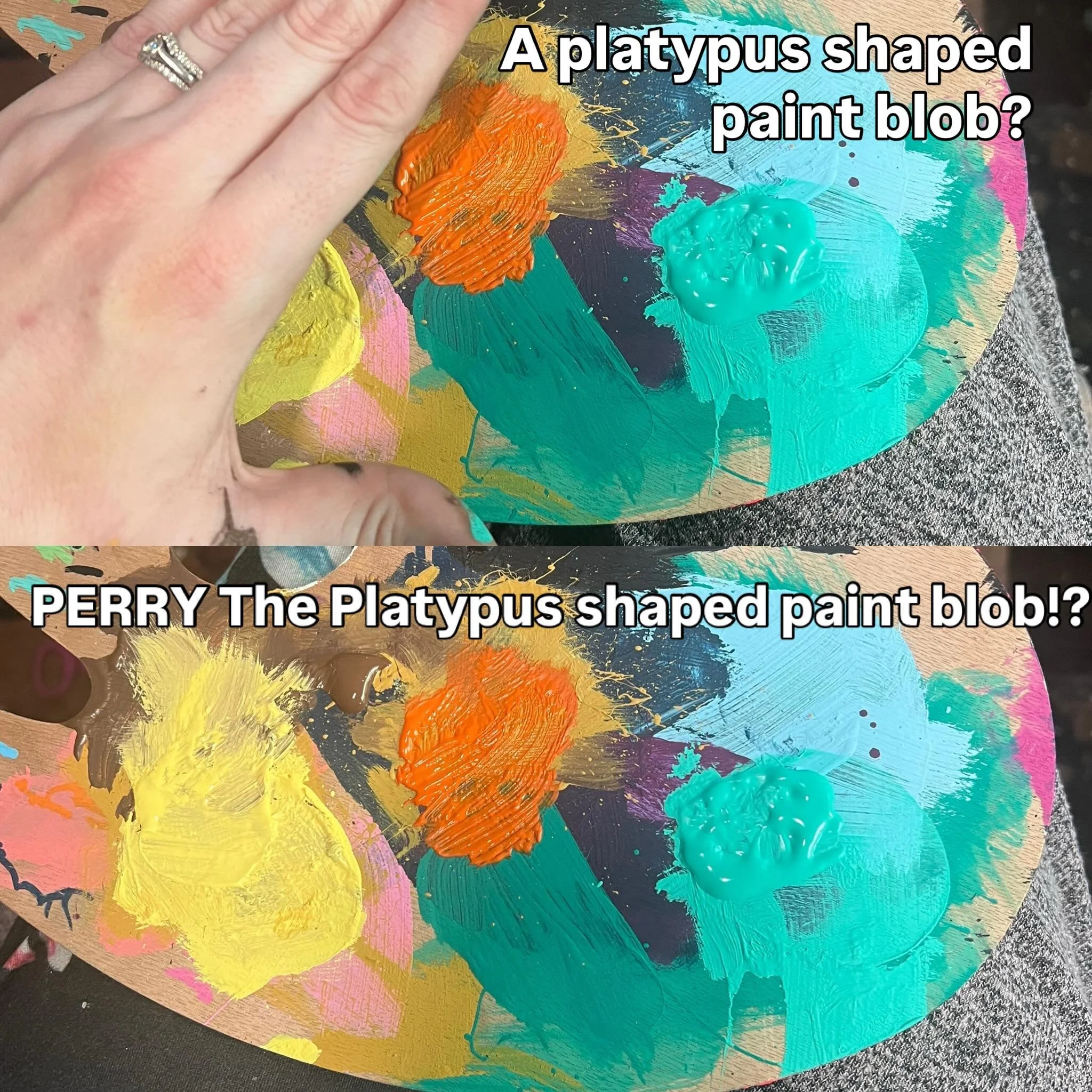 Honestly this might be my finest work. 

#perrytheplatypus #artmeme #artist #pallet