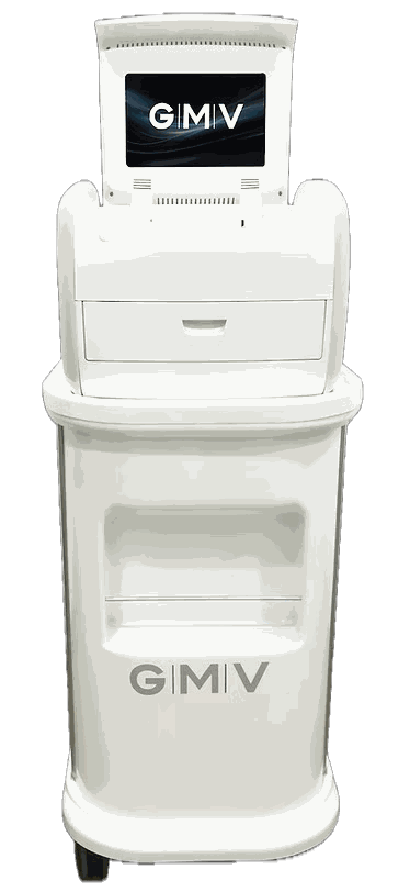 White GMV PLEXR treatment device