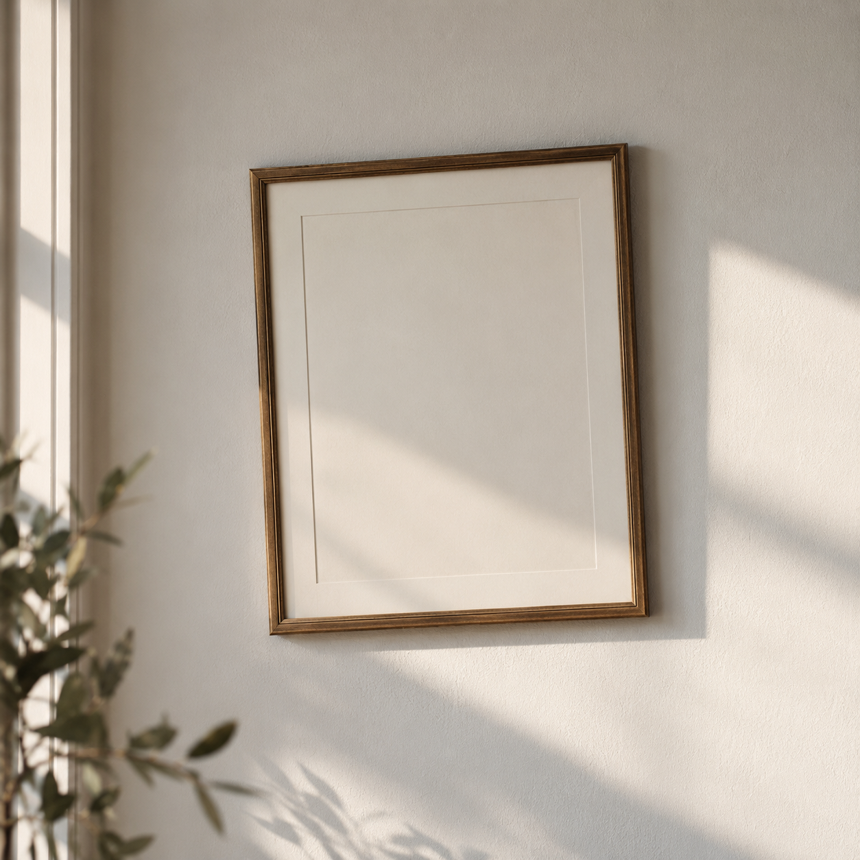 A single picture frame hung slightly crooked on a wall, a metaphor for how small errors in technique show up in skin resurfacing.