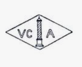 A logo with a lighthouse in the center, the letters 'VC' on the left, and 'A' on the right, all enclosed within a diamond-shaped outline.