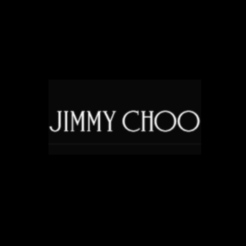Jimmy Choo logo on a black background