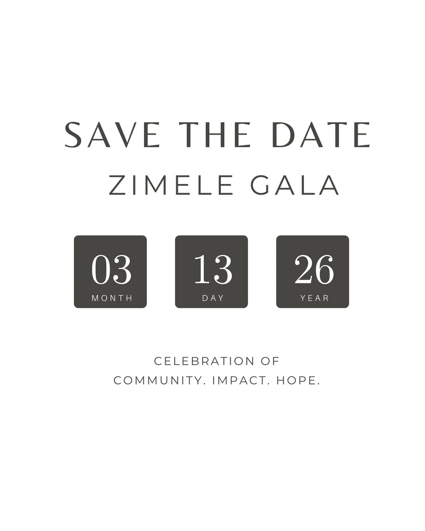 🗓️Mark your calendars 

Friday: March 13, 2026
6:00PM-10:00PM
Washington Township, NJ 

A night of celebrating Community. Impact. Hope

We can&rsquo;t wait to see you there!