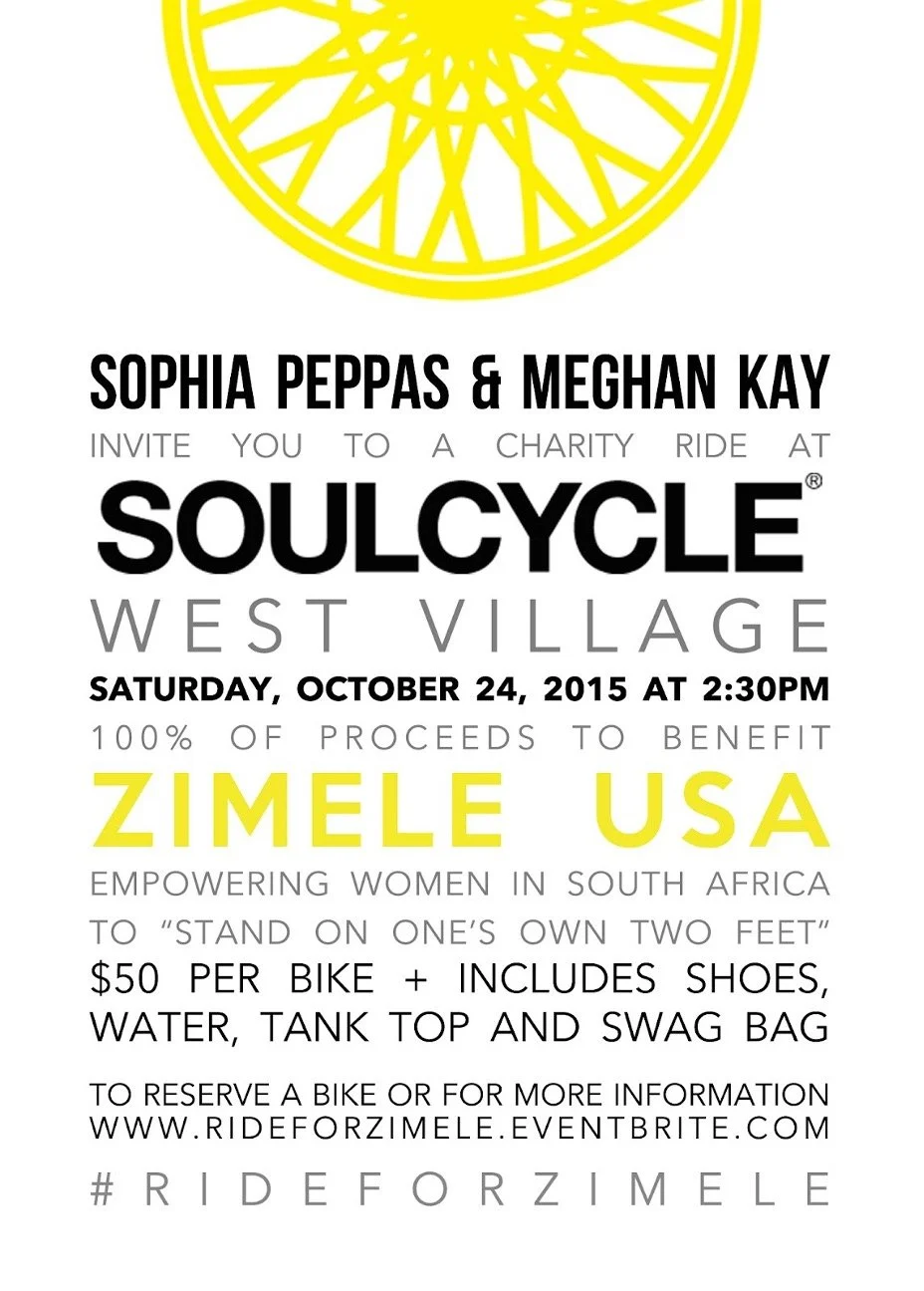 SoulCycle Charity Ride for Zimele USA