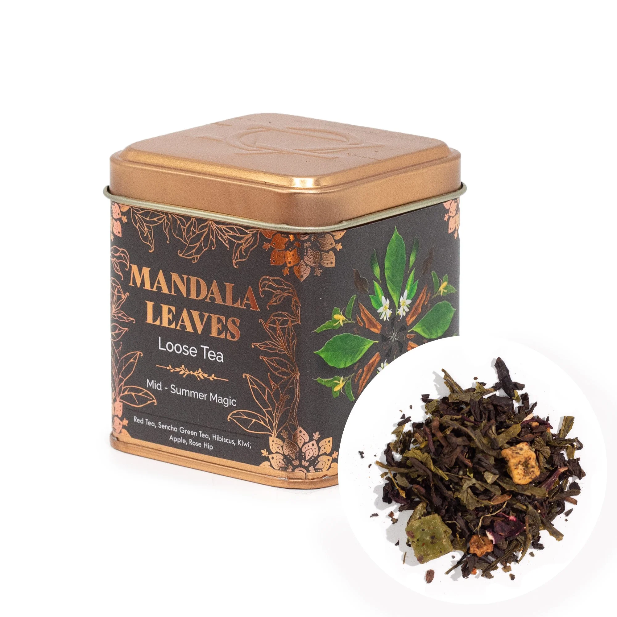 50g Mid-summer Magic Loose Tea - Hibiscus - Apple - Strawberry