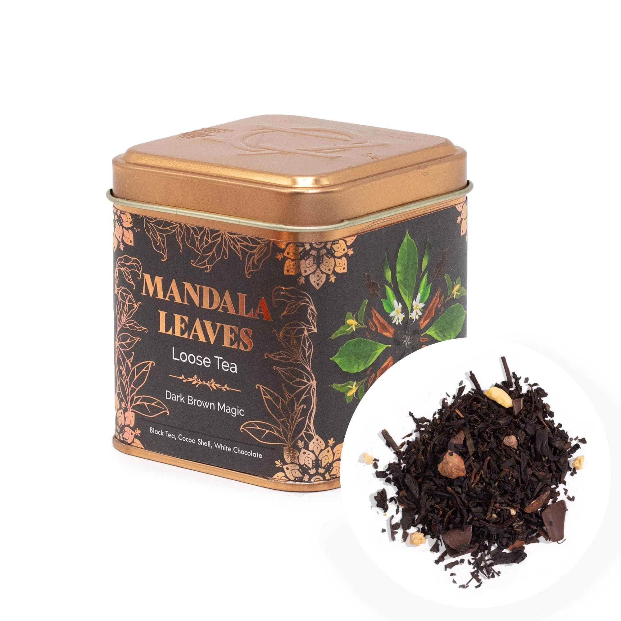 50g Dark Brown Magic Loose Tea - Black Tea - Cocoa - Almond