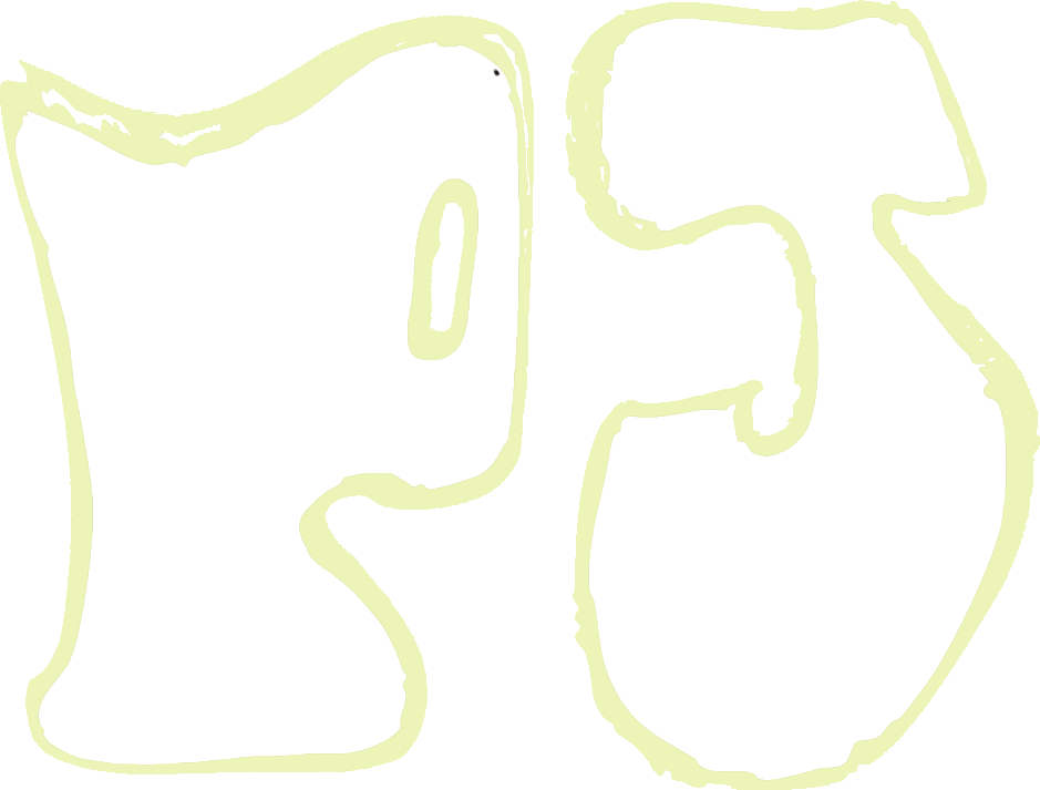 Outline of two face profiles, one facing left and the other right, interlinked and outlined in pale yellow on a black background.