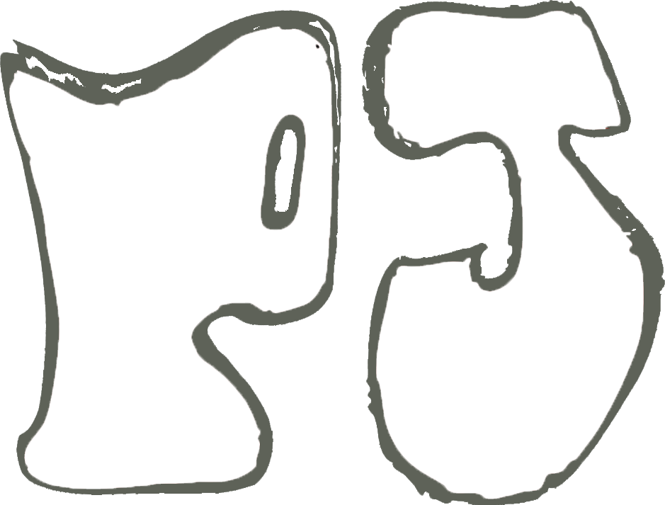 Black and white abstract line art of a folded pair of sneakers.