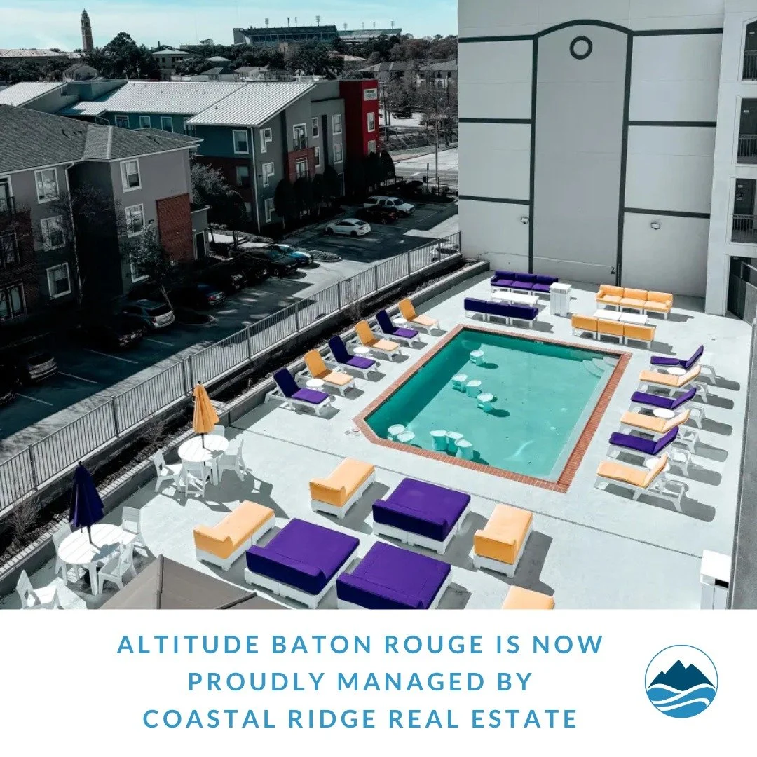 Altitude at Baton Rouge is now proudly managed by Coastal Ridge Real Estate! We look forward to serving this community and our residents! #studentliving #AltitudeBatonRouge