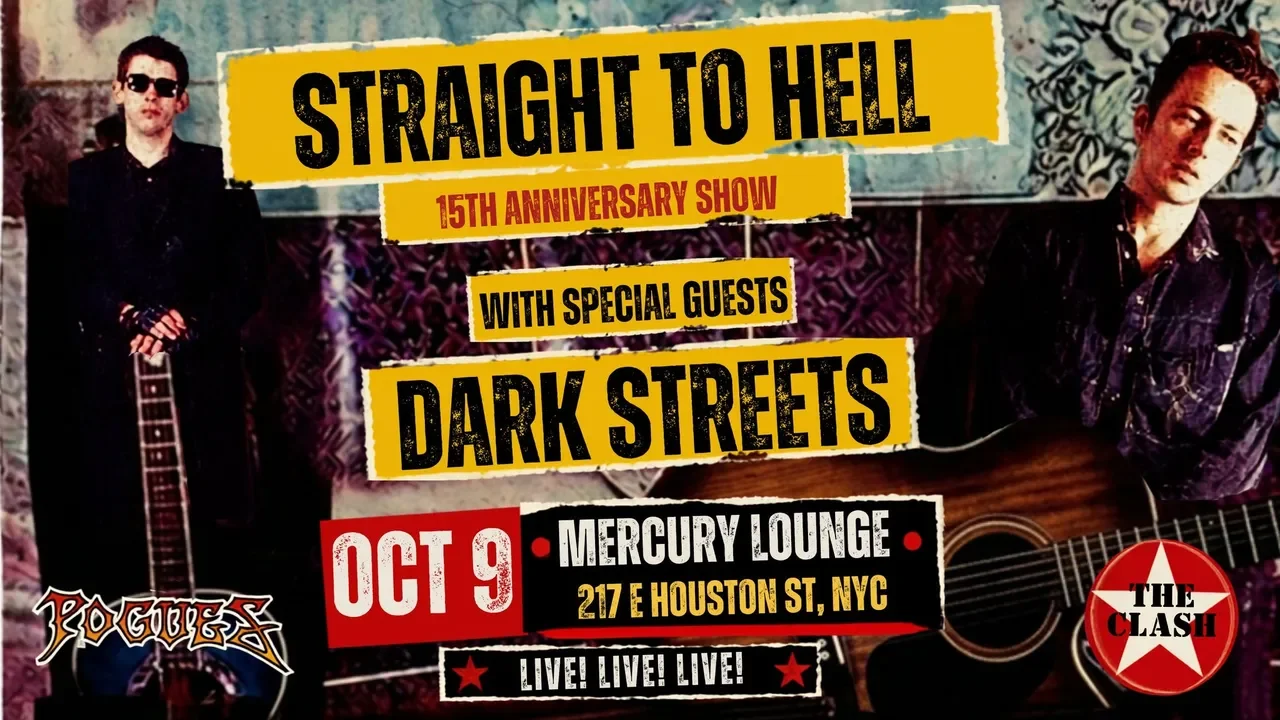 Mercury Lounge w/ Dark Streets and Straight to Hell