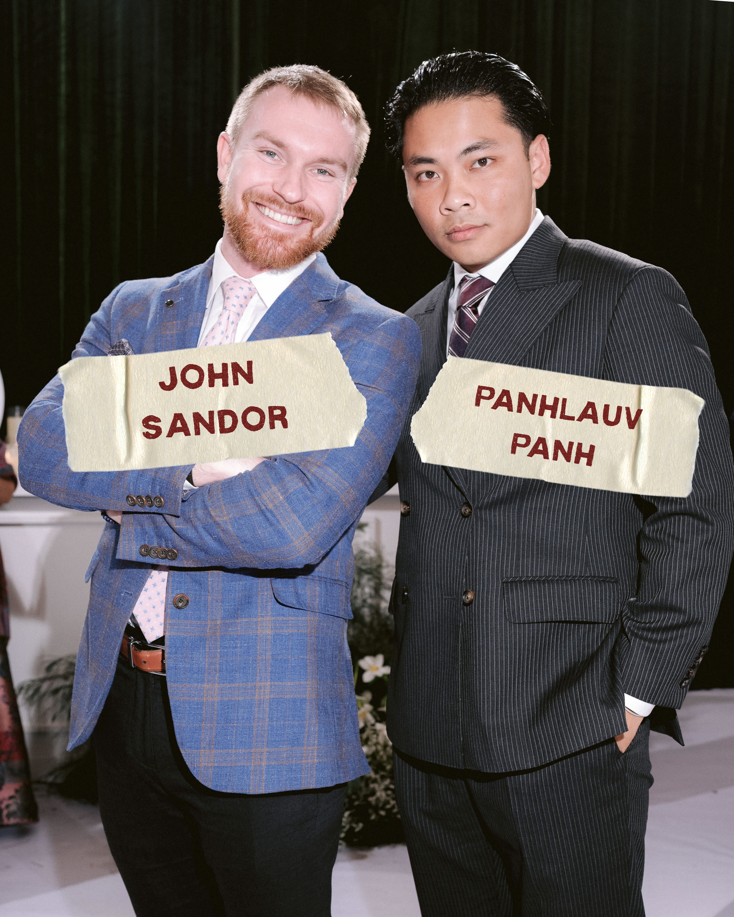 The Founders of OOU MAMI Street Food. John Sandor (left) and Panhlauv Panh (right).