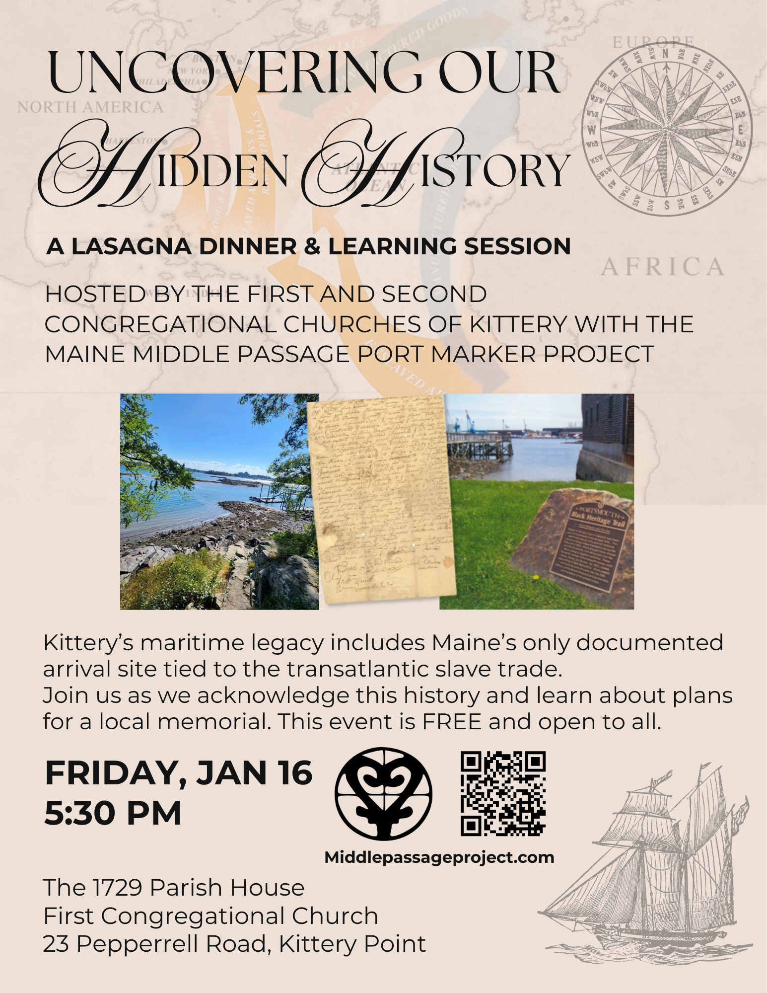 Uncovering our Hidden History: A Lasagna Dinner &amp; Learning Lesson