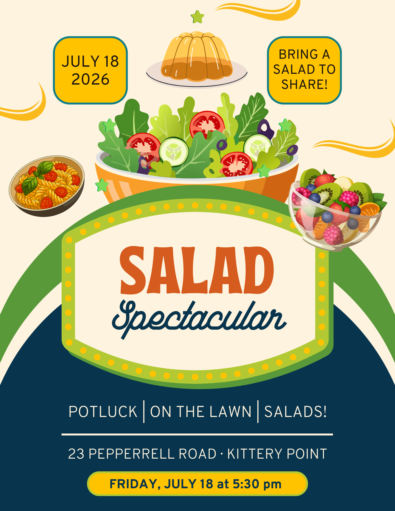 Potluck On The Lawn: Salad Spectactular!