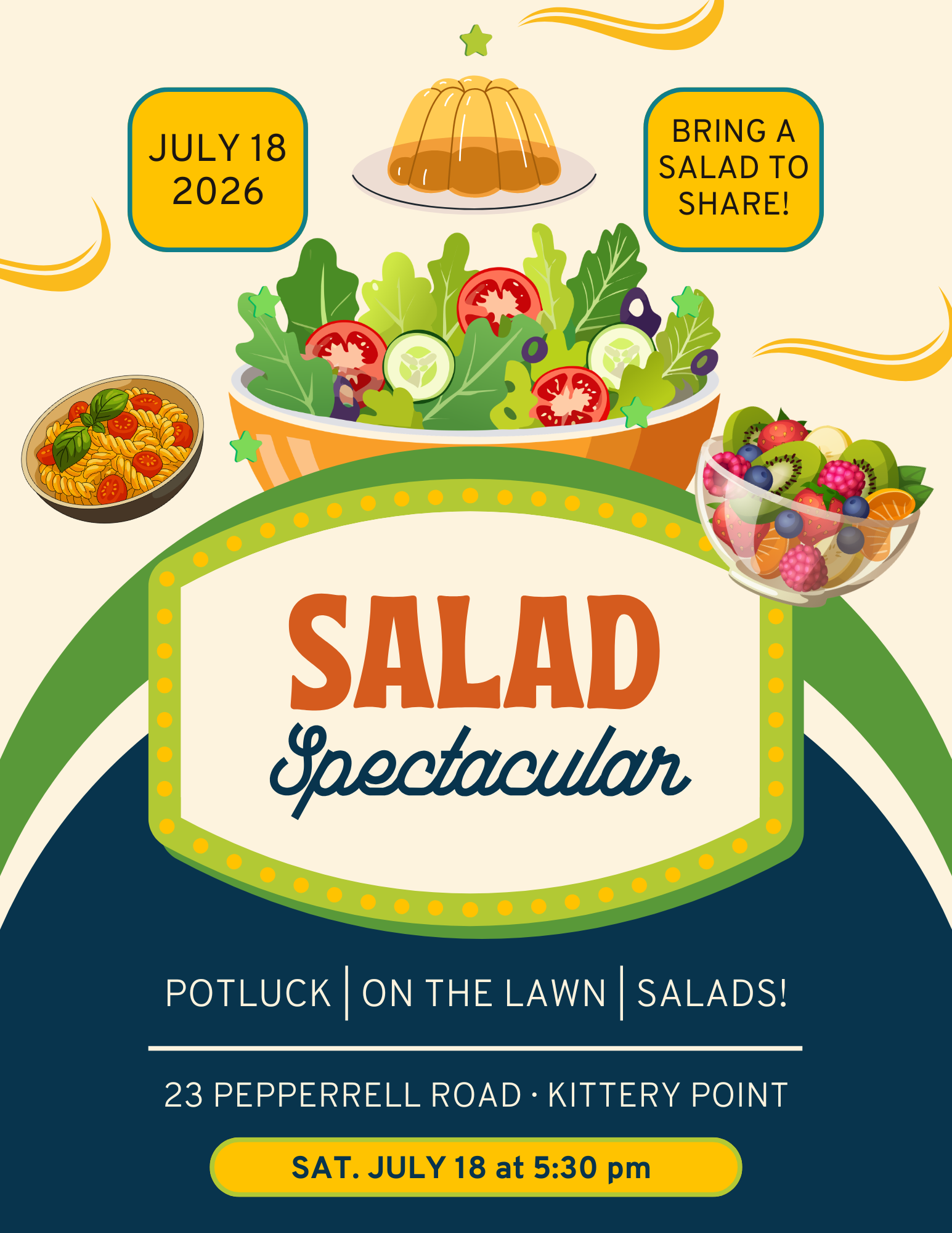 Potluck On The Lawn: Salad Spectactular!