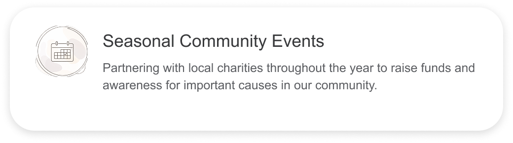 LOOK partners with local charities throughout the year to raise funds and awareness for important causes in our community.