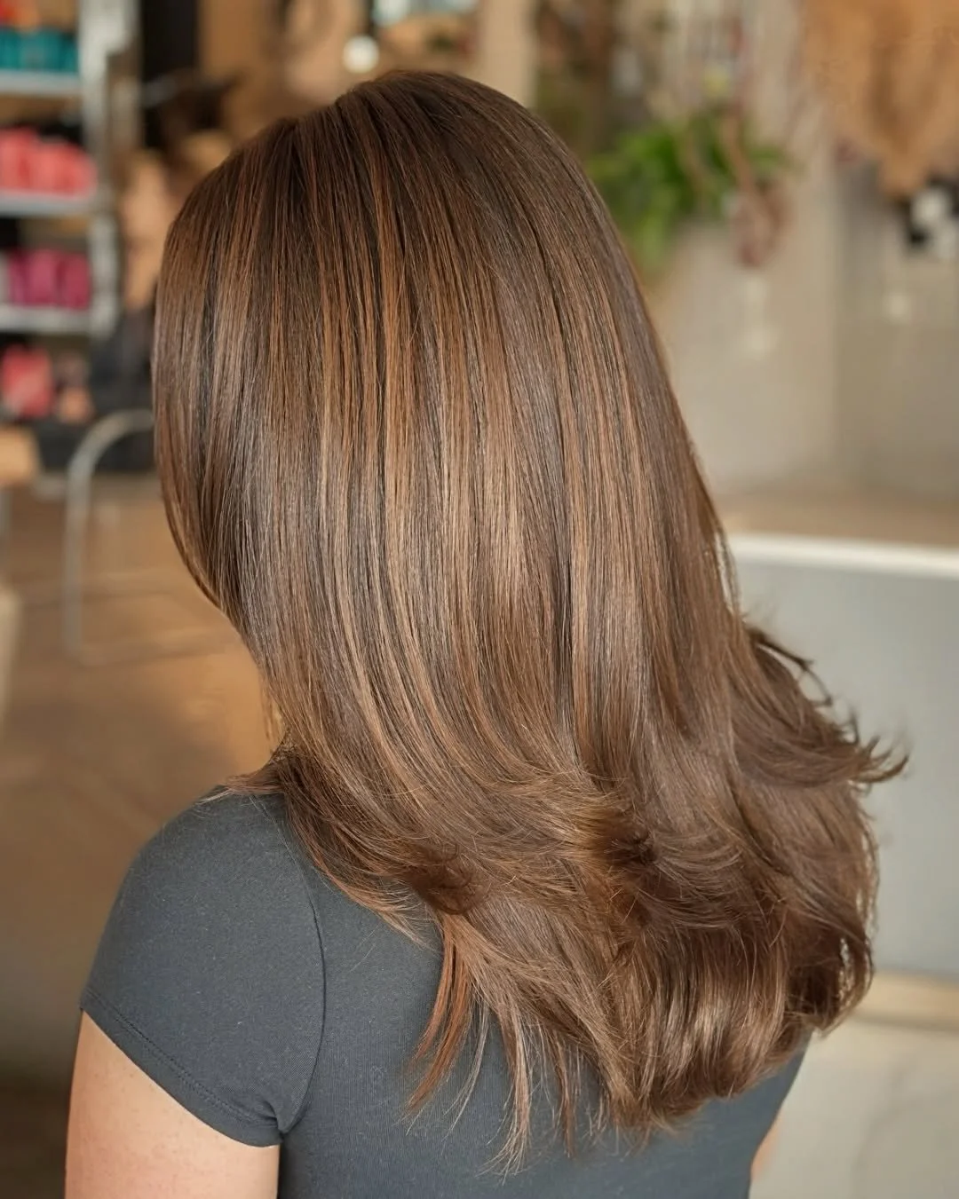 professional balayage and blowout