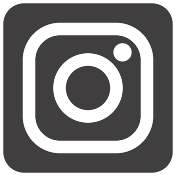 Instagram logo in black and white
