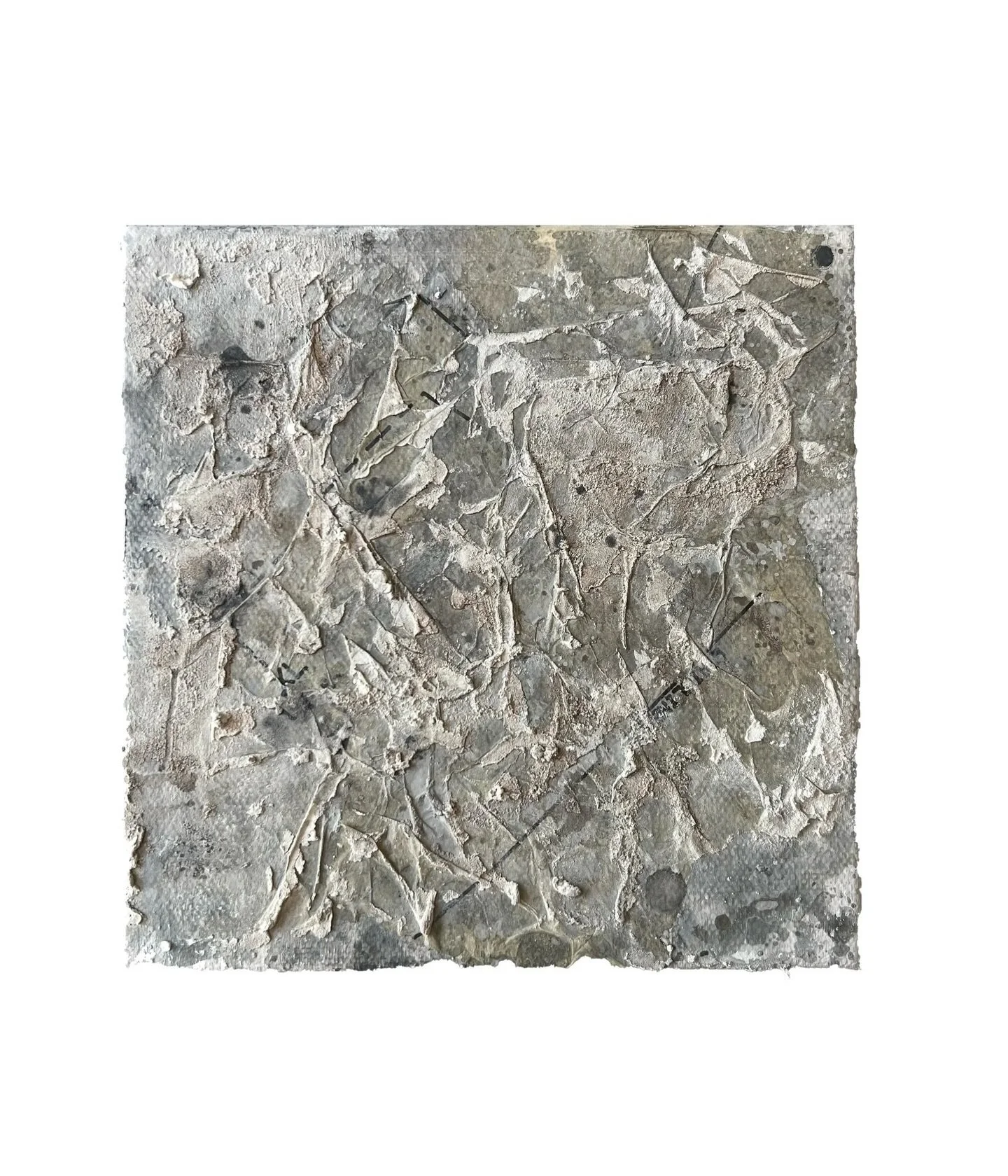 Each Archive piece is built from fragments of vintage fabric patterns, plaster, and paint. The surface holds quiet tension between fashion and ruin, echoing the impermanence of form and the persistence of what remains. 

#mixedmediaartist #abstractar