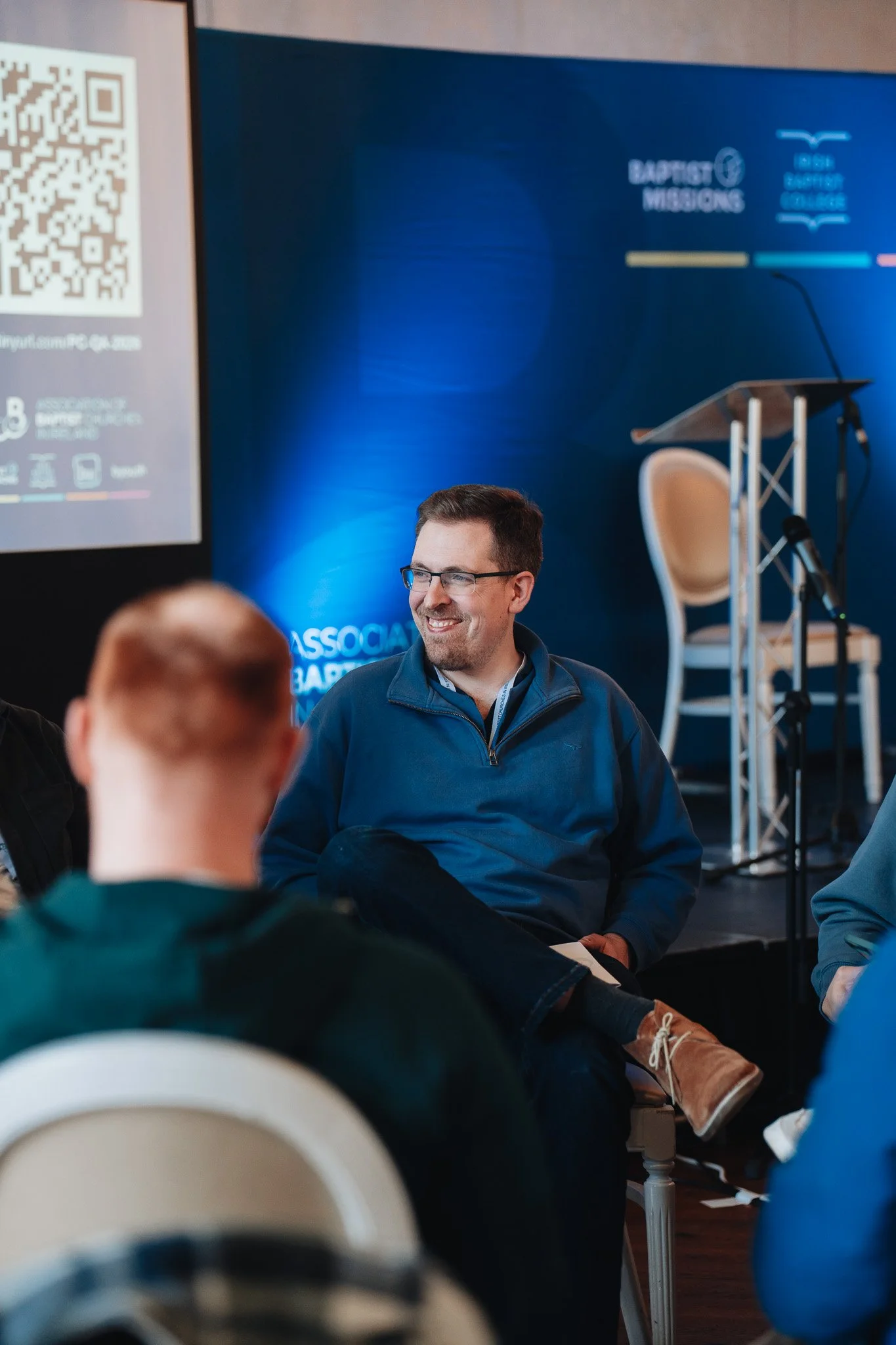 Students joining together with Pastors from across Ireland at Pastors' Conference.