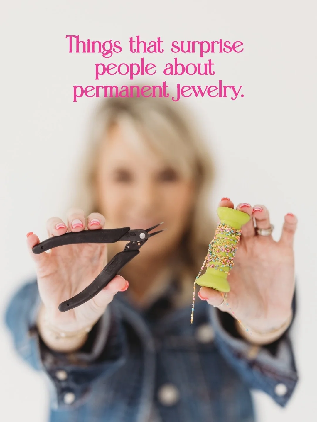 We hear these reactions every single day.

Permanent jewelry is way less intimidating than people expect &mdash; and way more fun.

Send this to someone who thinks it&rsquo;s scary.

#permanentjewelrygreenvillesc
#permanentjewelrystoregreenvillesc #g