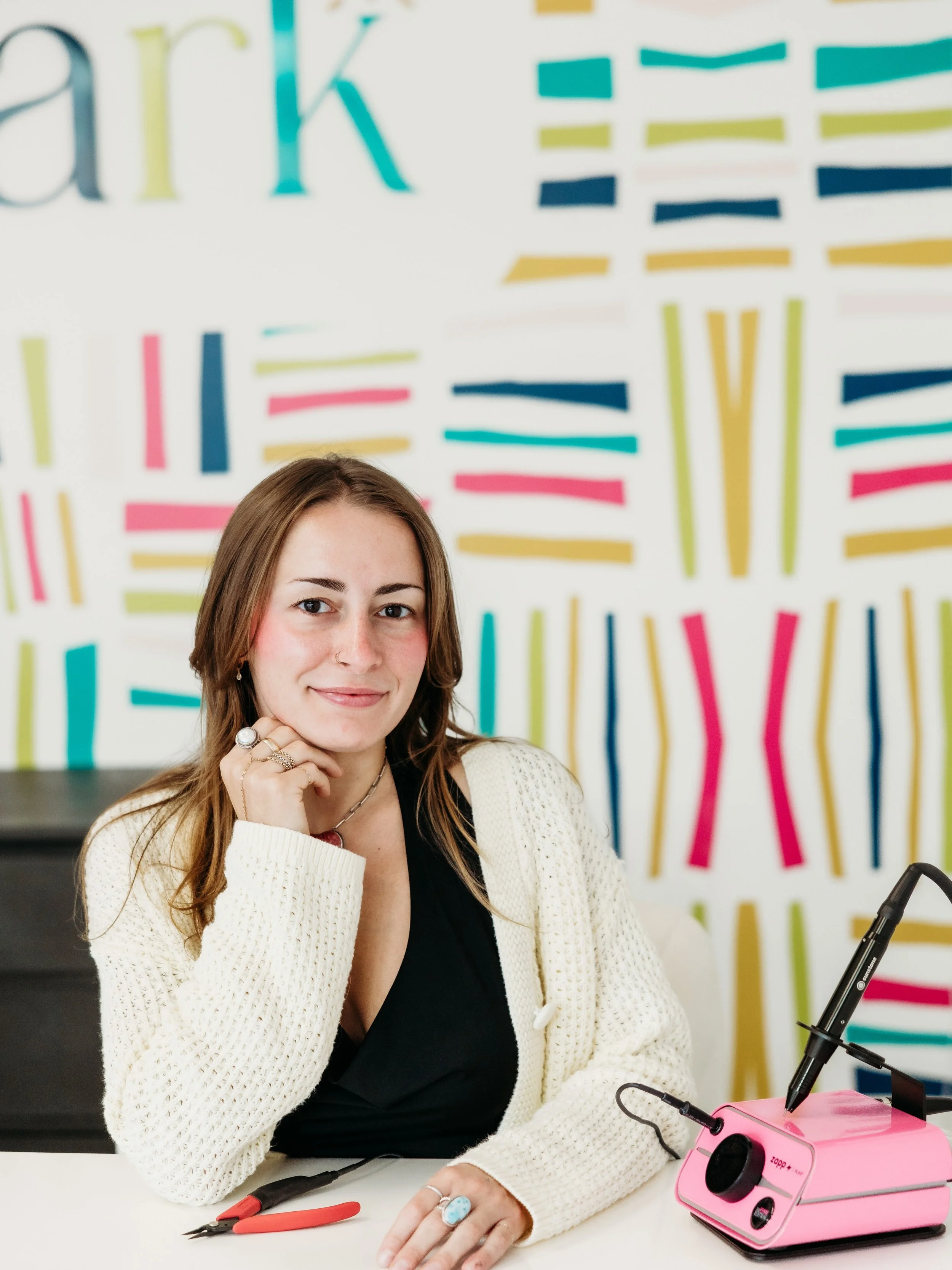 We have lots of newer faces at The Greenville Spark. First up is Jenni. I will let her introduce herself. 

Hi I&rsquo;m Jenni! I just recently relocated to Greenville, but I am originally from Indiana. I love making jewelry and have been doing perma