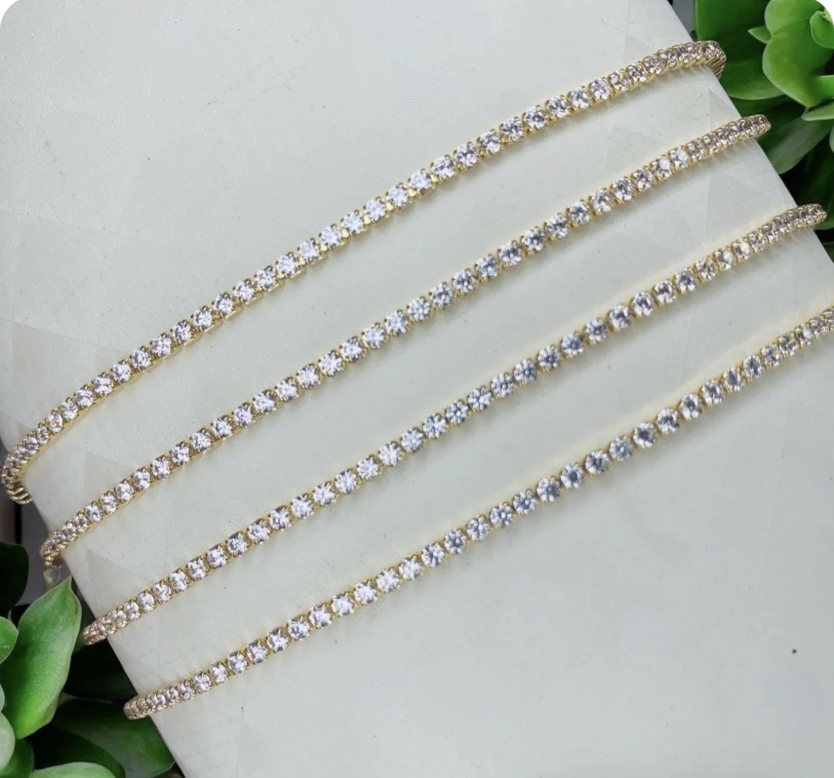 GOLD FILLED TENNIS BRACELET