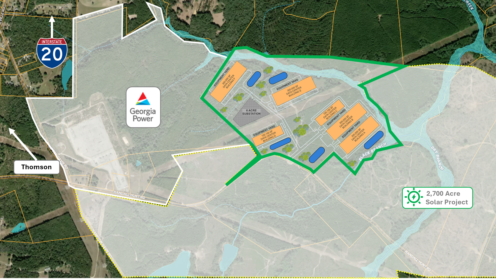 Azalia Project Project Azalea | Proposed Data Center in McDuffie County, GA