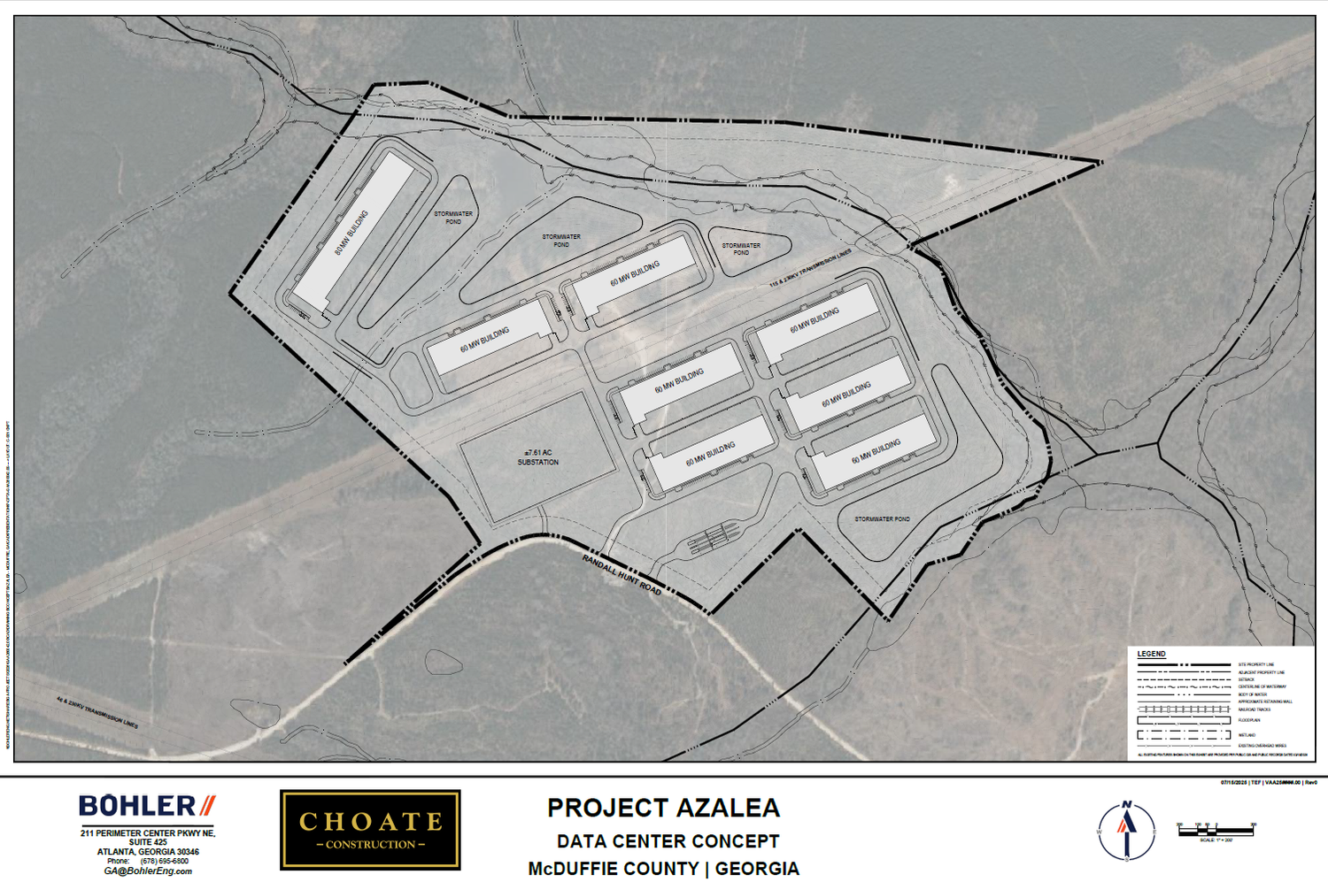 Azalia Project Project Azalea | Proposed Data Center in McDuffie County, GA