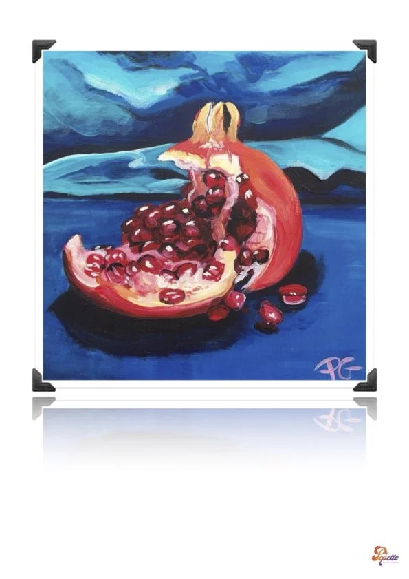 Print oeuvre d'art peinture acrylique "Granada"