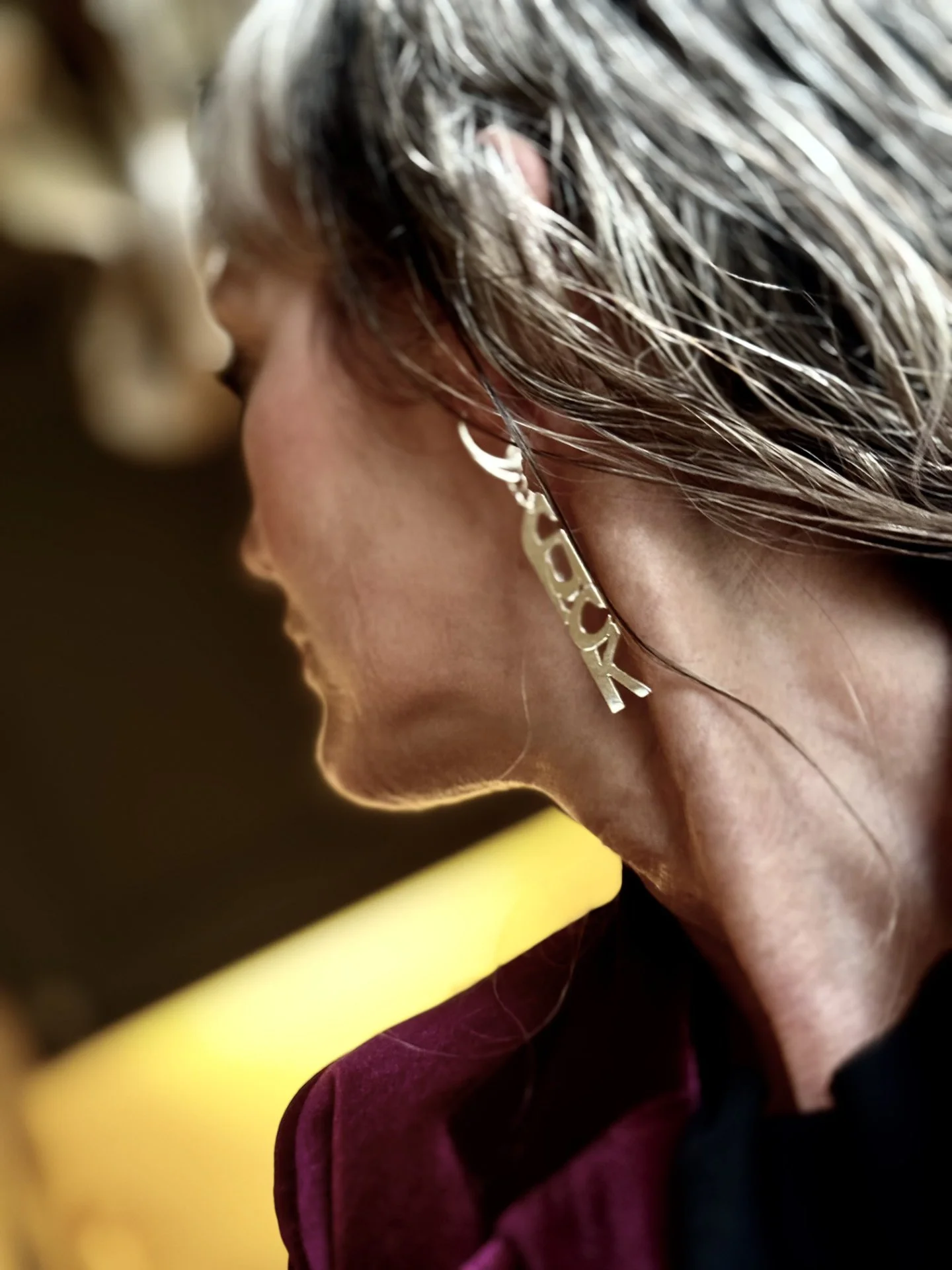 Elegantly Sweary Earring