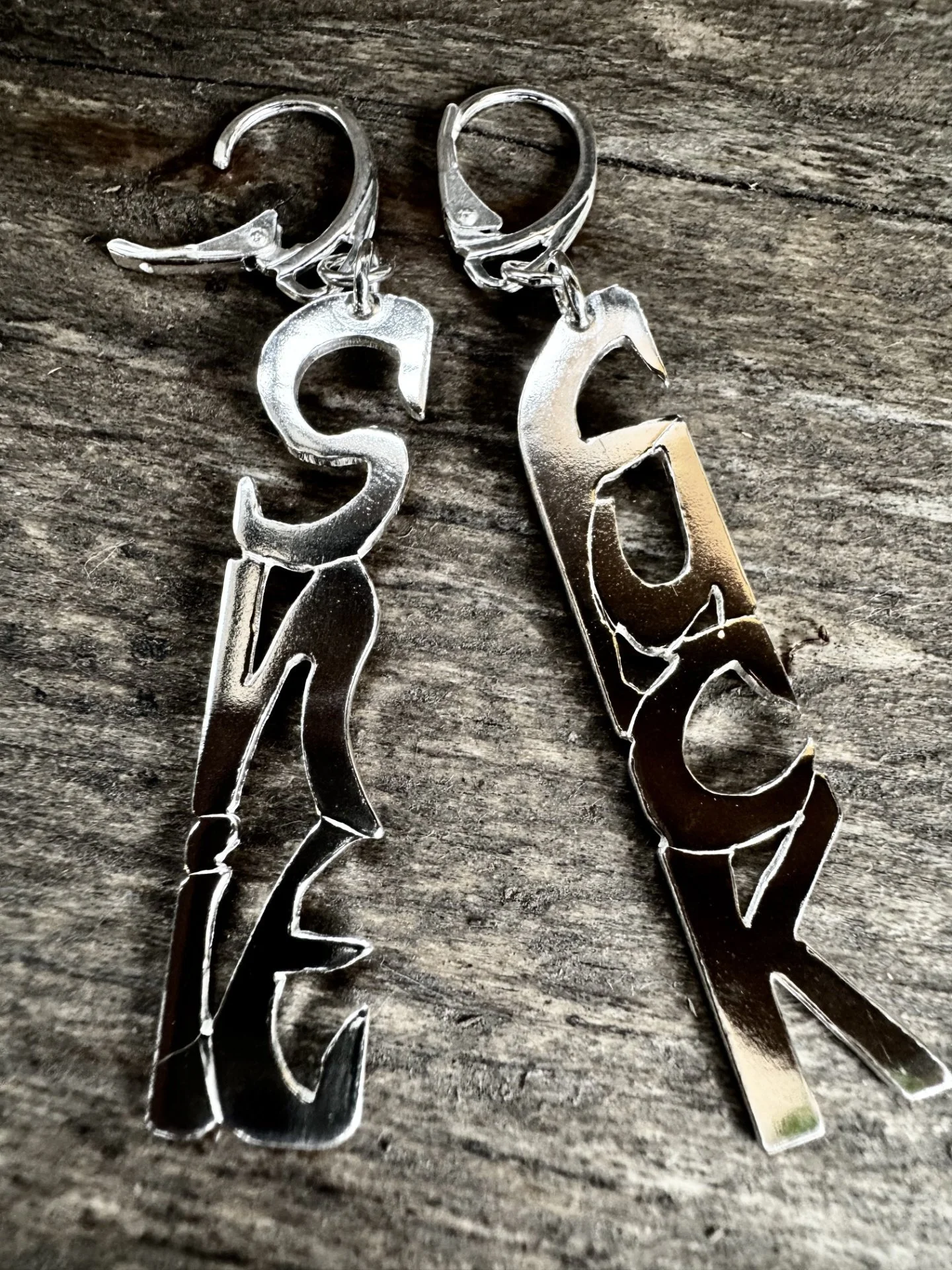 Elegantly Sweary Earring