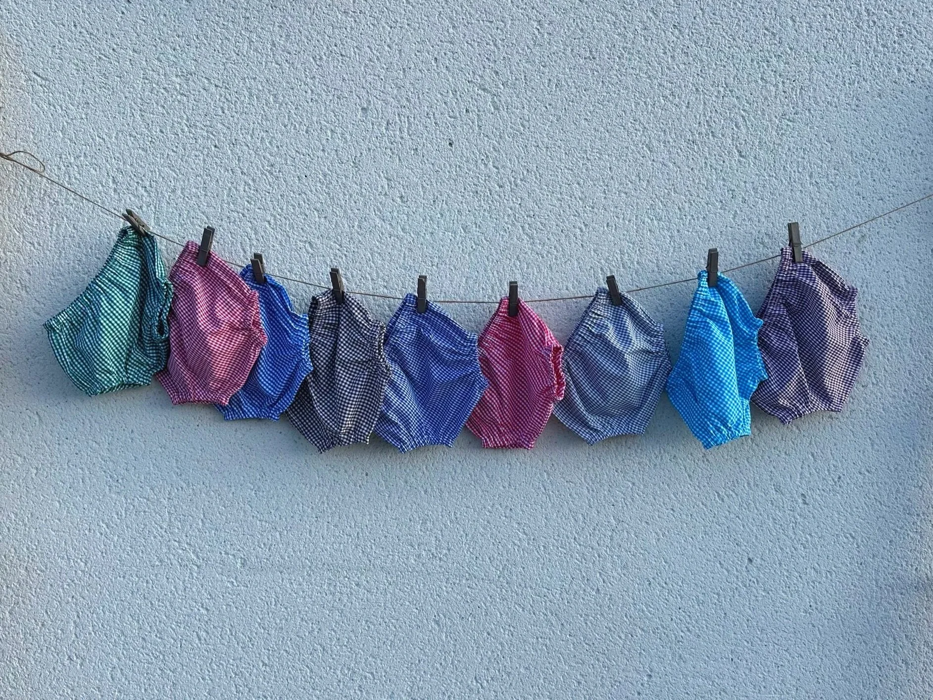 Culottes Bloomer Vichy  Bouton d'or