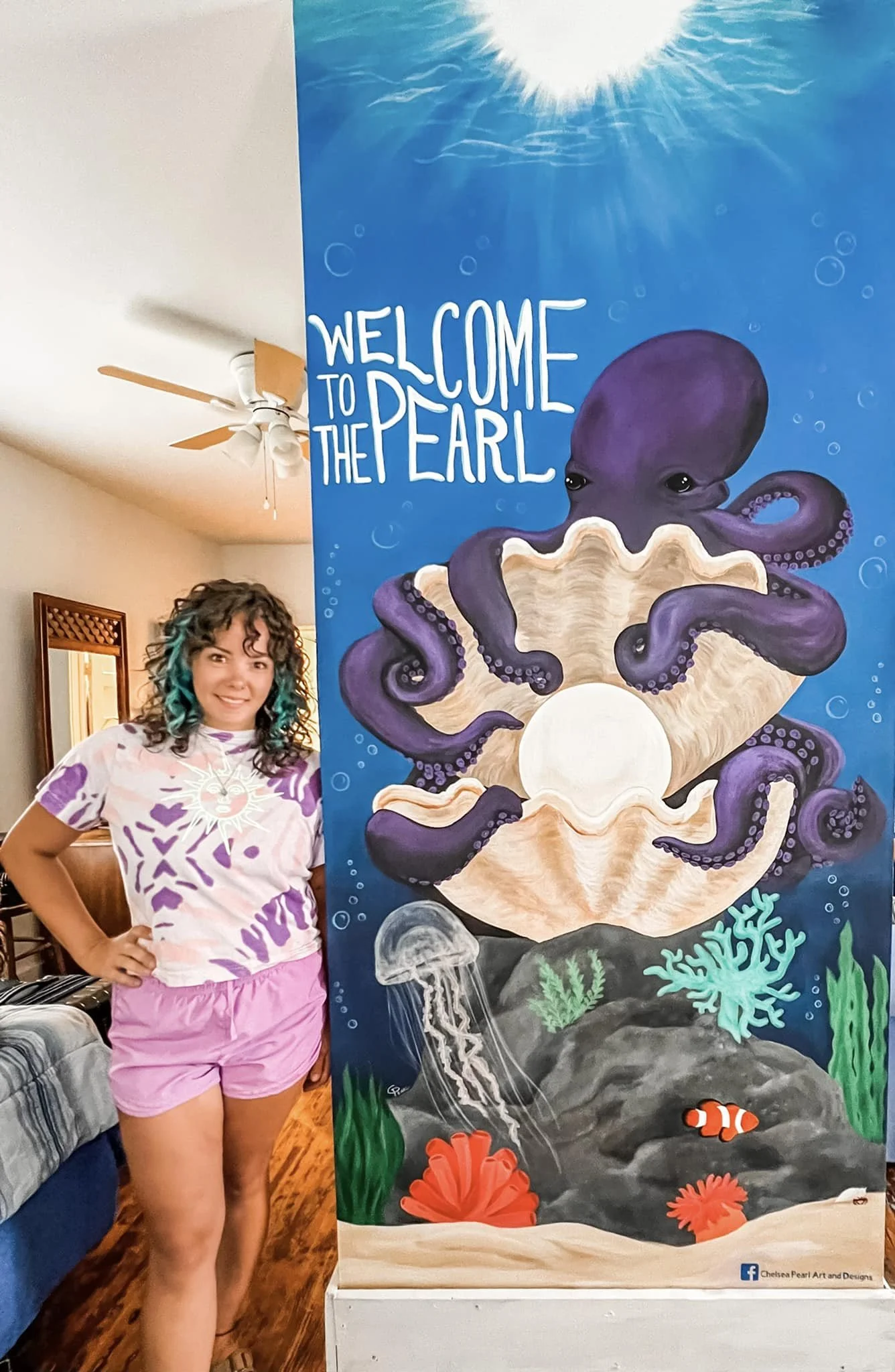 Octopus wall mural- Fort Walton Beach, FL