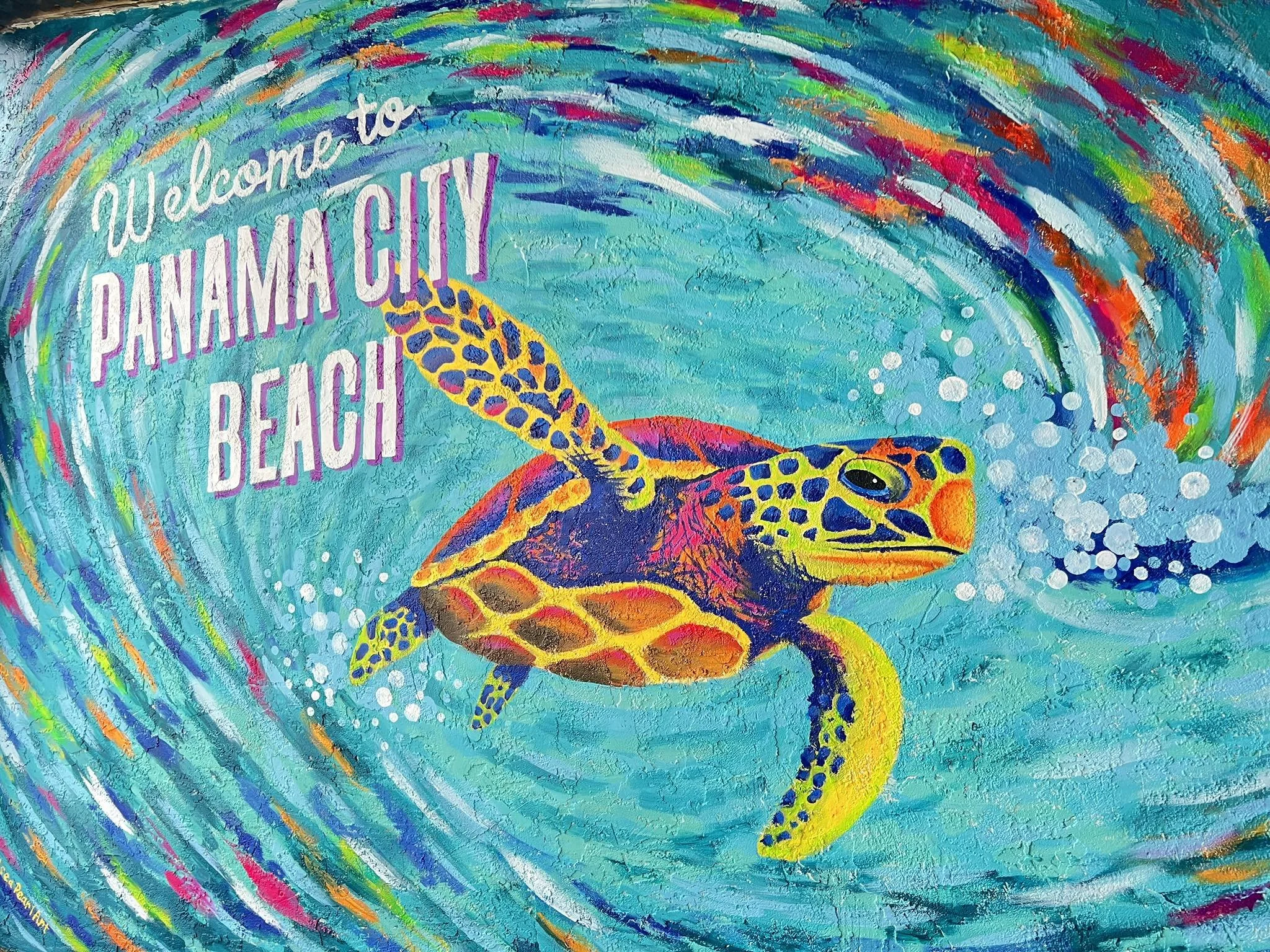 Sea Turtle Mural- Panama City Beach, FL