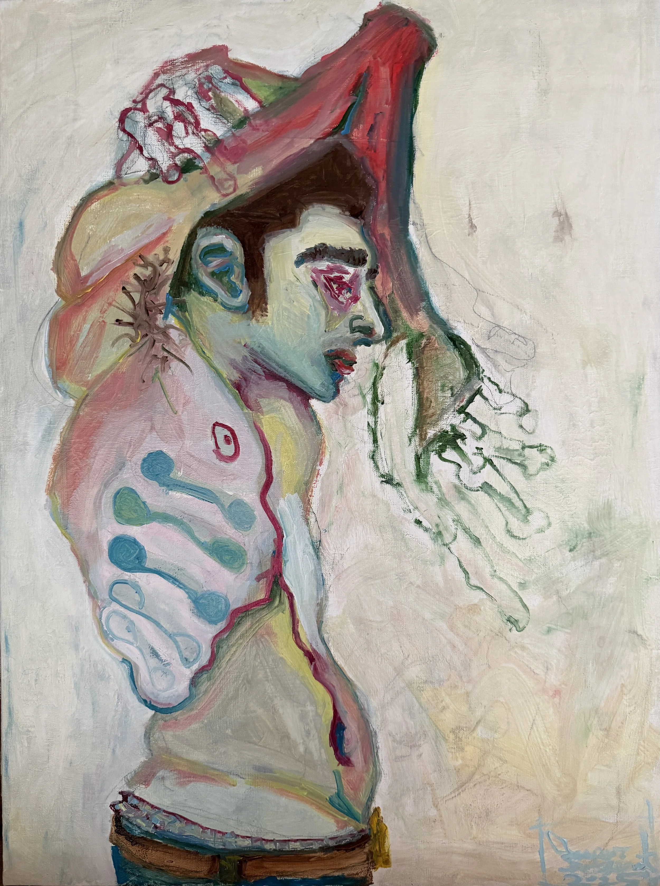 Resonate Body, Oil on canvas 24 x 18