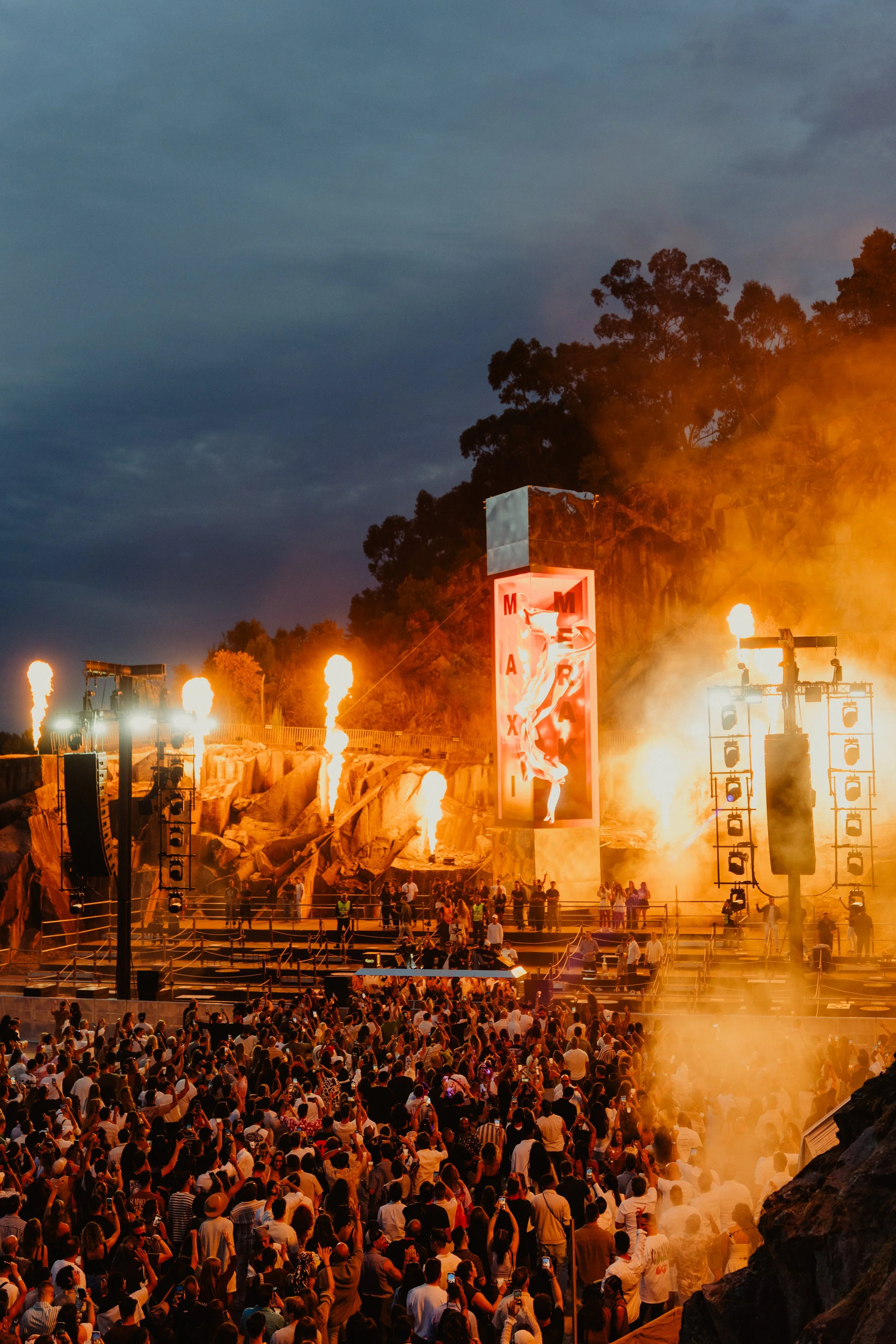The landscape at Nómadas Festival