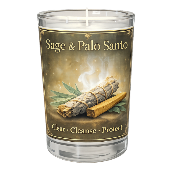 Sage & Palo Santo – Sacred Protection Votive