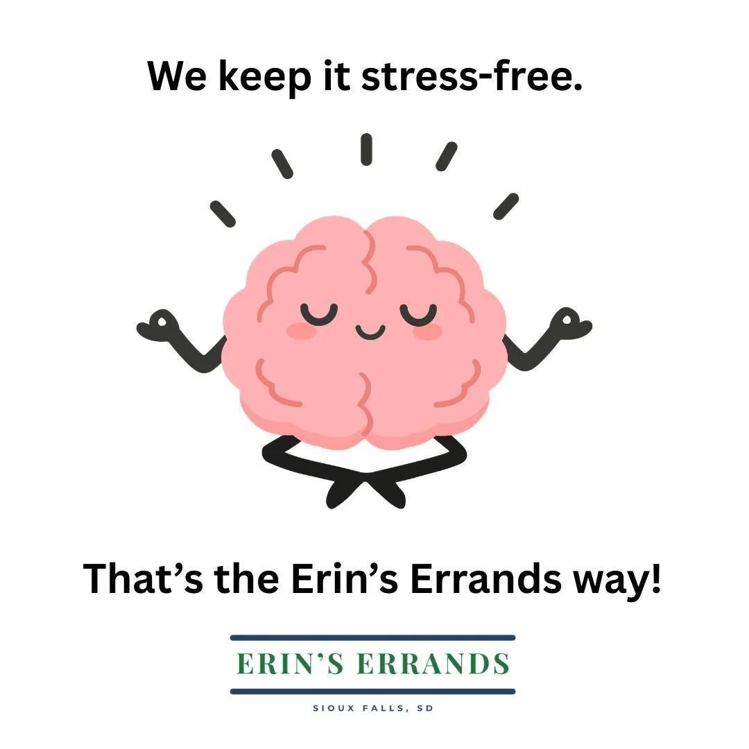 Next Saturday is National Relaxation Day -- is there anything I can do in the next week that would help you take full advantage of the day? Let us take care of the work, so you can be stress-free!

Book me here: https://erinserrands.com/appointments