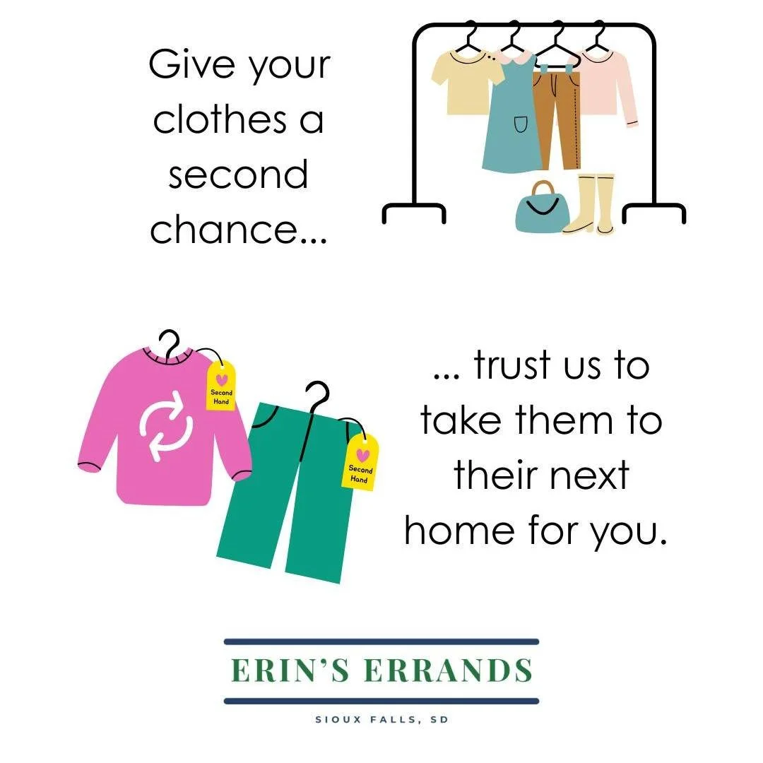 Today was National Thrift Store Day -- instead of taking your items to a local thrift shop, I can take them to wonderful nonprofits where your clothes and belongings will go directly to the community. Let me help you organize, sort, and take those do