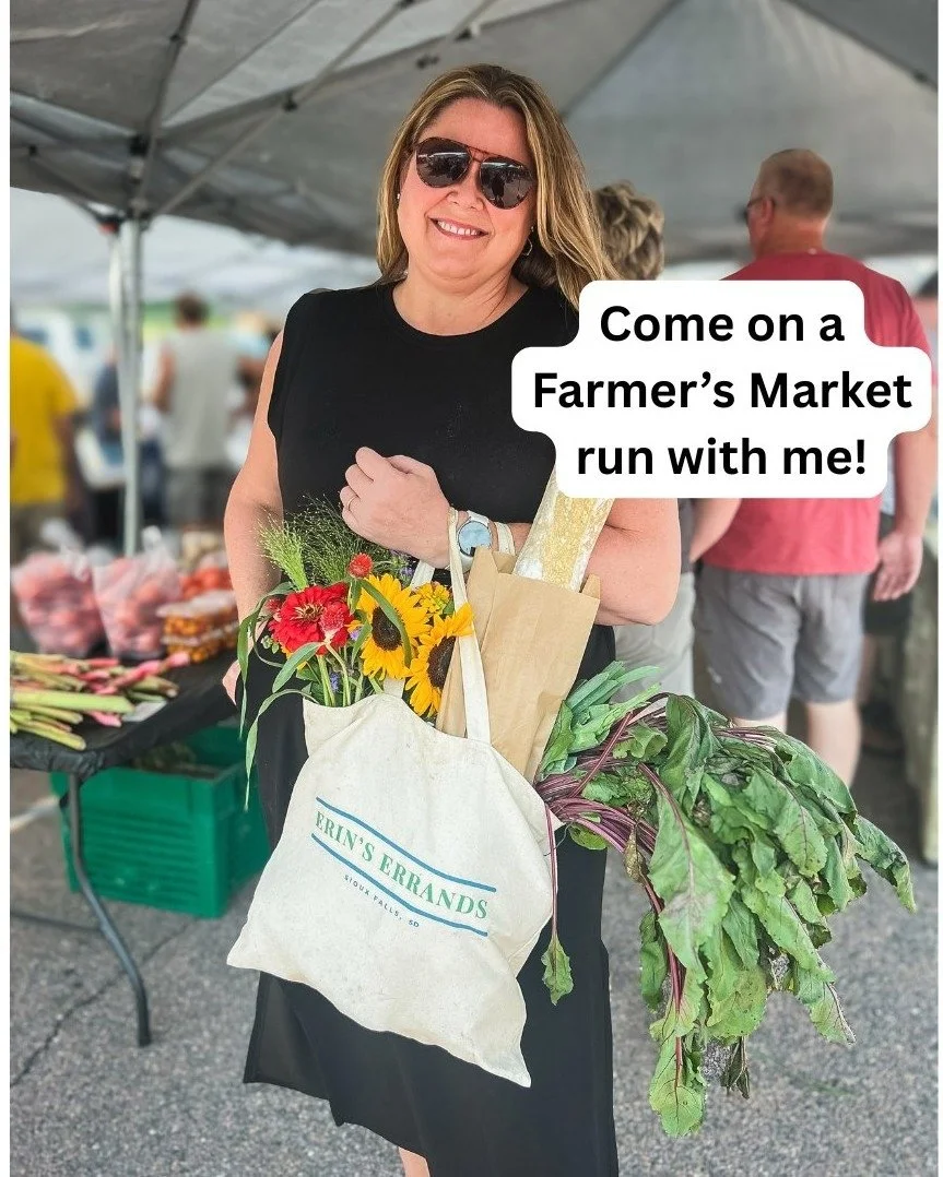 There are only a few weeks left before the Farmer's Market closes for the season and I've been obsessed with stopping by weekly to check out the latest produce! If you're looking for someone to do your weekly grocery shopping or even meal-prep for yo