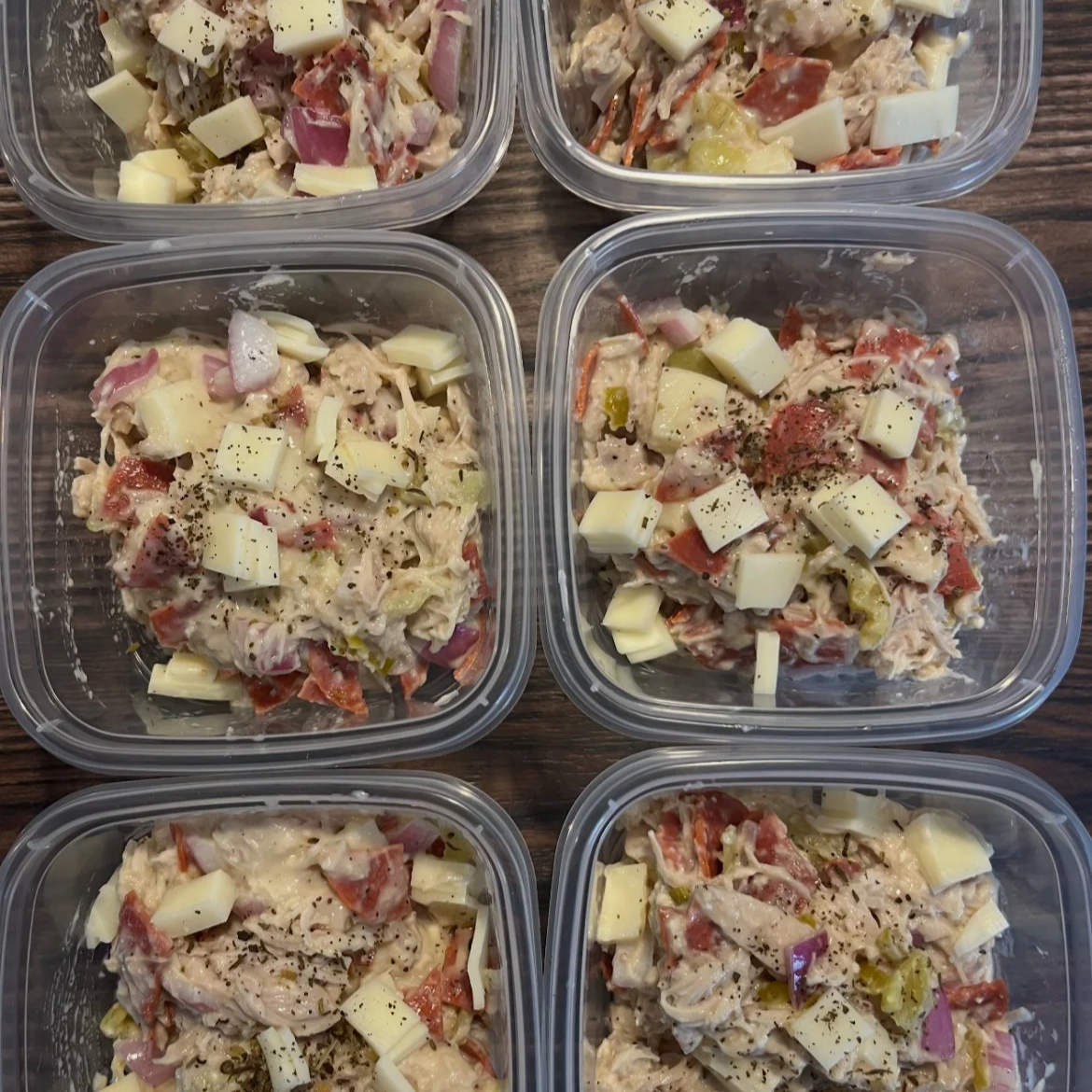 Italian Grinder Chicken Salad :: GF