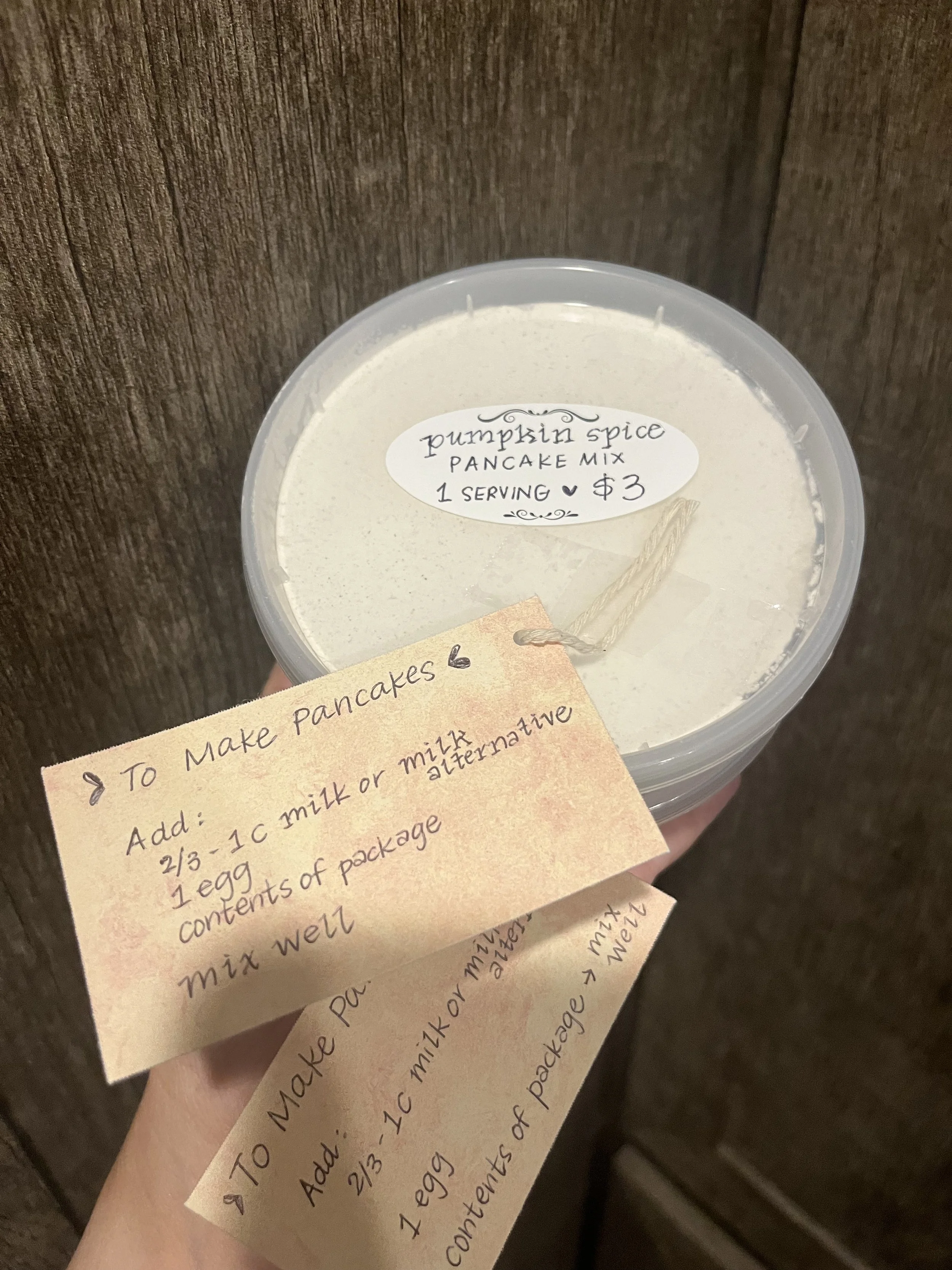 Pumpkin Spice Pancake Mix