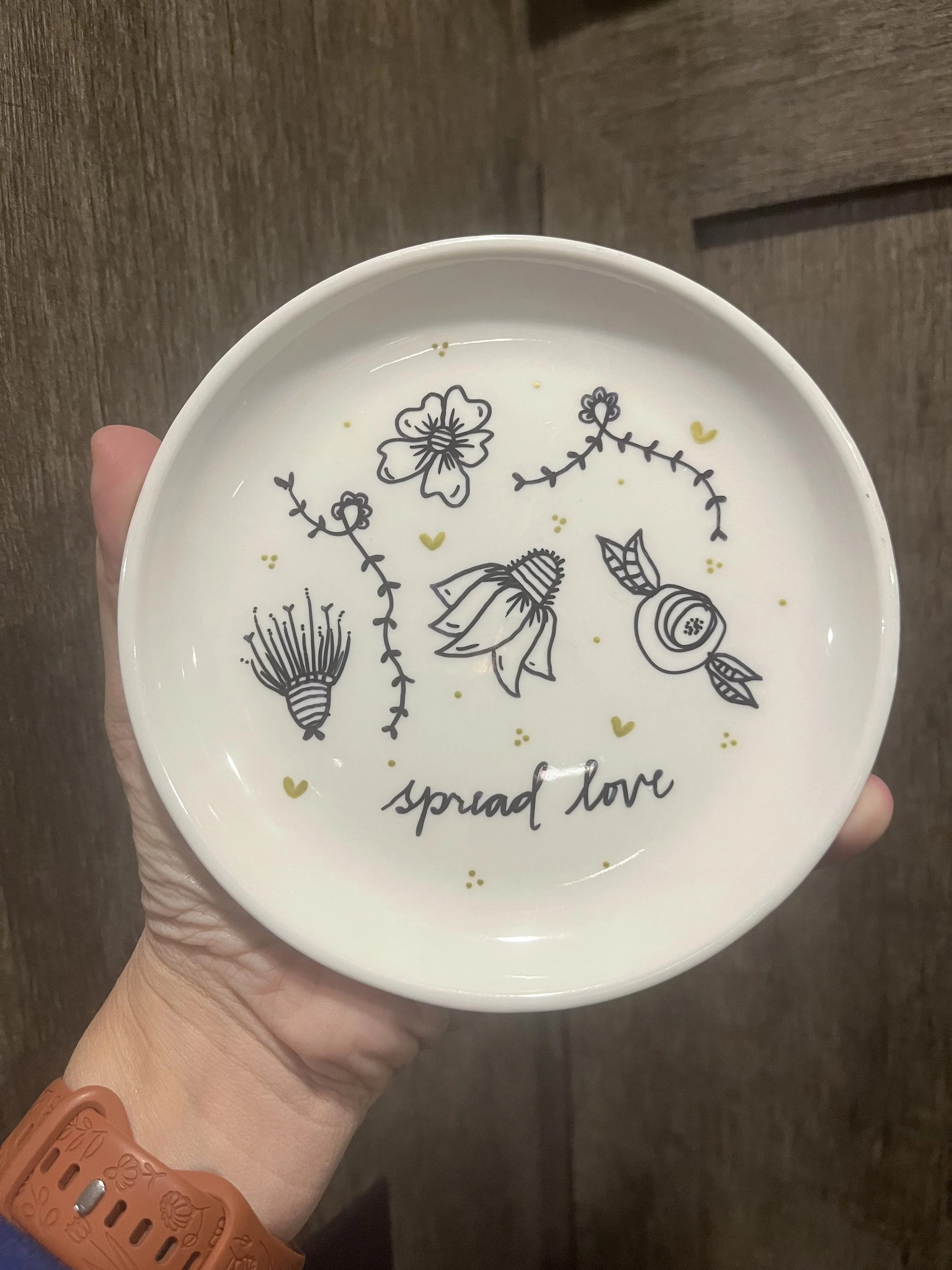 Lovely Floral TRINKET TRAY