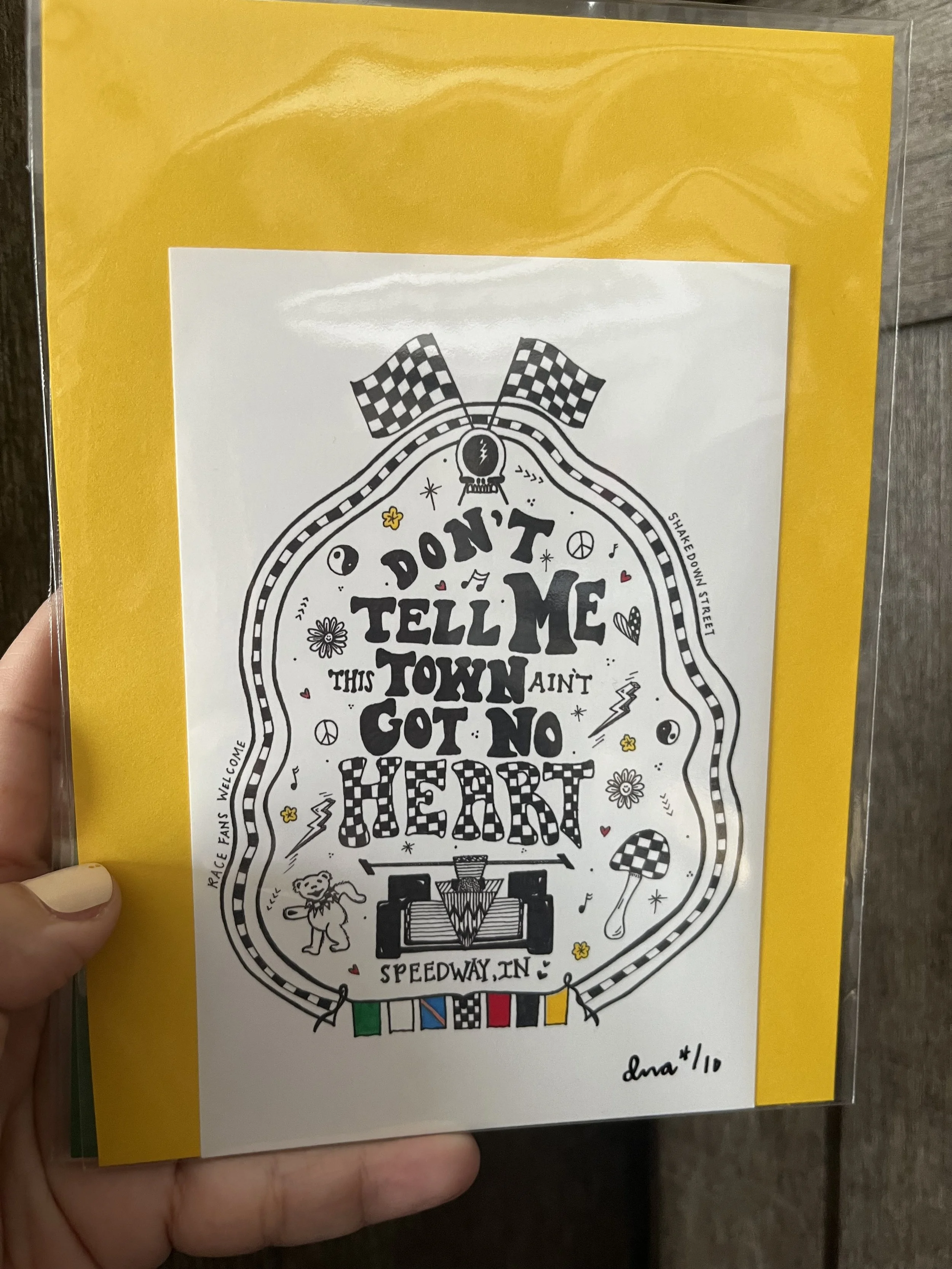 4" X 6"  Shake Down Street