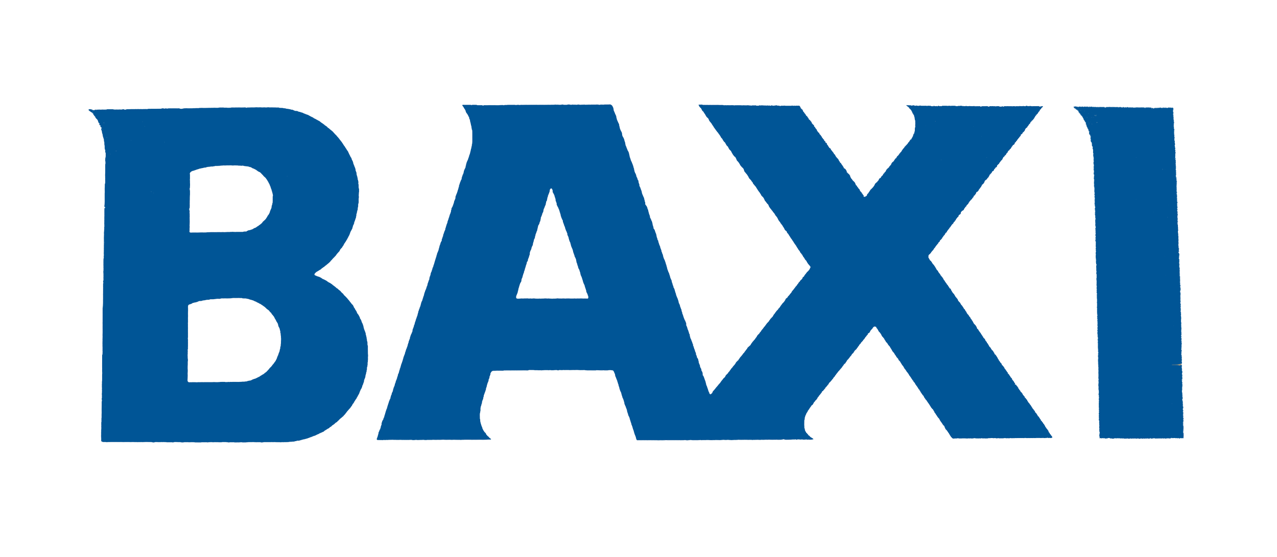 The Baxi logo with the company name in large blue letters.